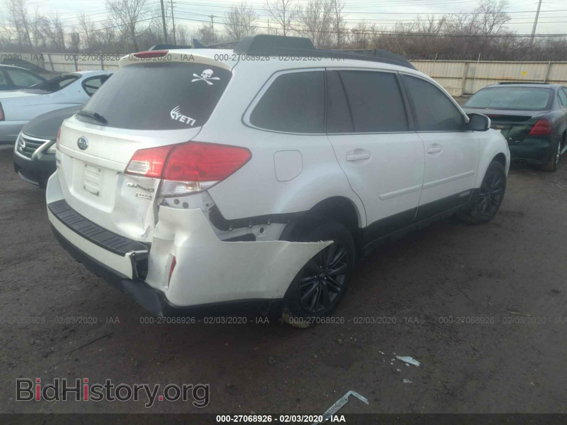 2011 SUBARU OUTBACK - VIN: 4S4BRBLC9B3409059 - Фото 4