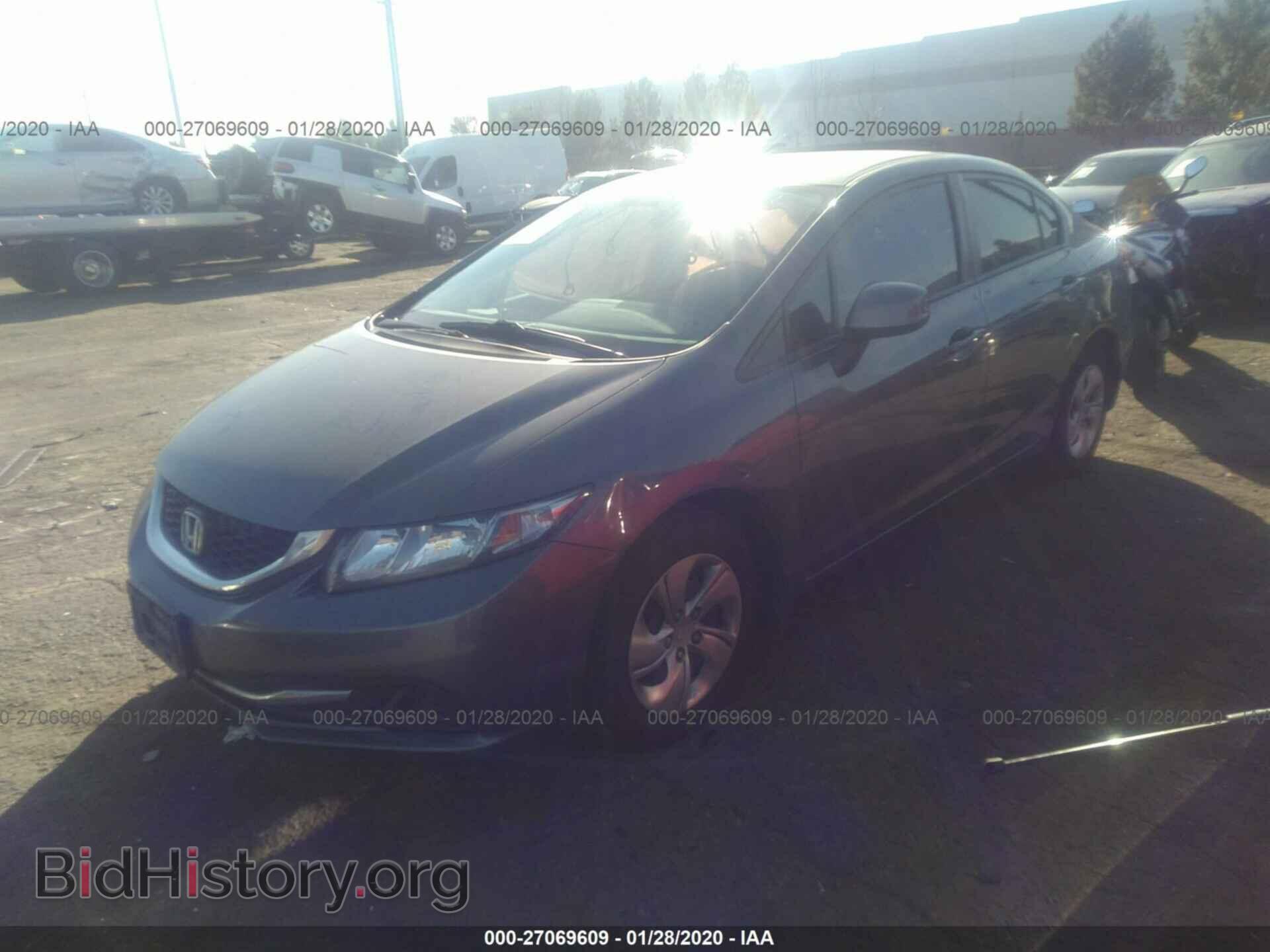 2013 HONDA CIVIC - VIN: 19XFB2F54DE276357 - Фото 2