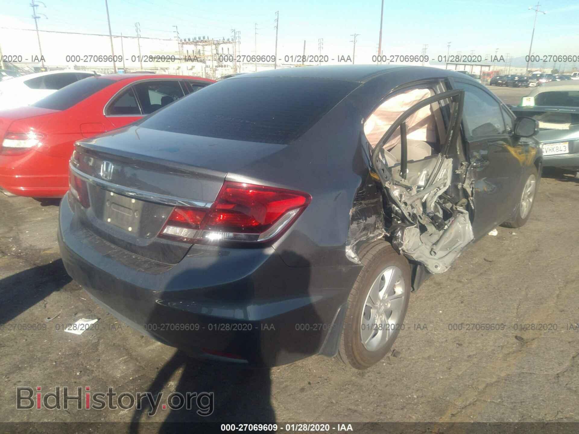 2013 HONDA CIVIC - VIN: 19XFB2F54DE276357 - Фото 4