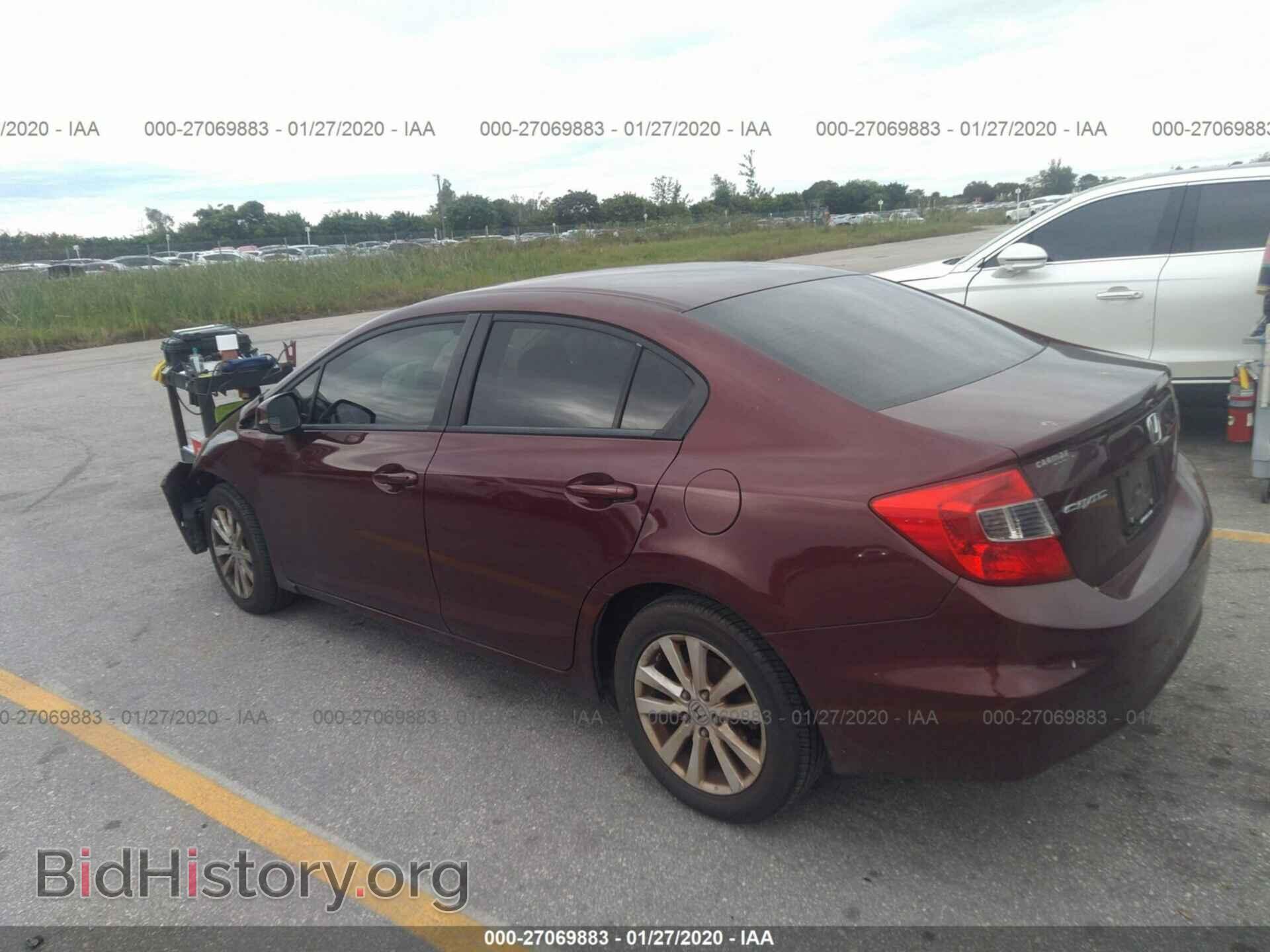 2012 HONDA CIVIC - VIN: 19XFB2F85CE103178 - Фото 3