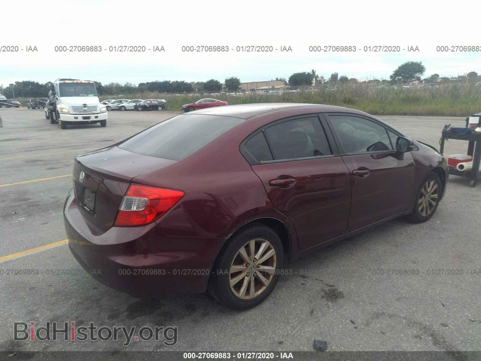 2012 HONDA CIVIC - VIN: 19XFB2F85CE103178 - Фото 4
