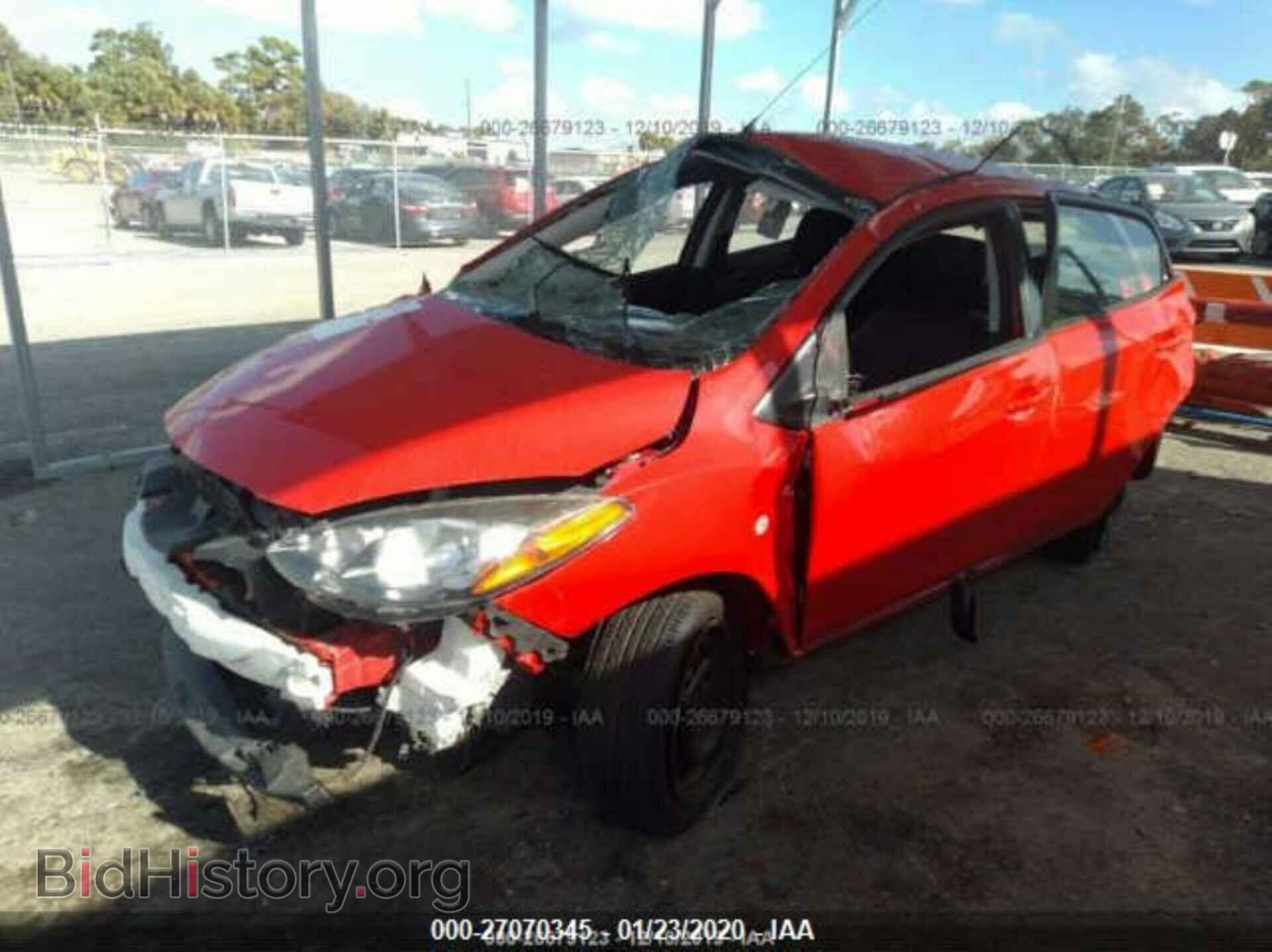 2013 MAZDA MAZDA2 - VIN: JM1DE1KY5D0170436 - Фото 2