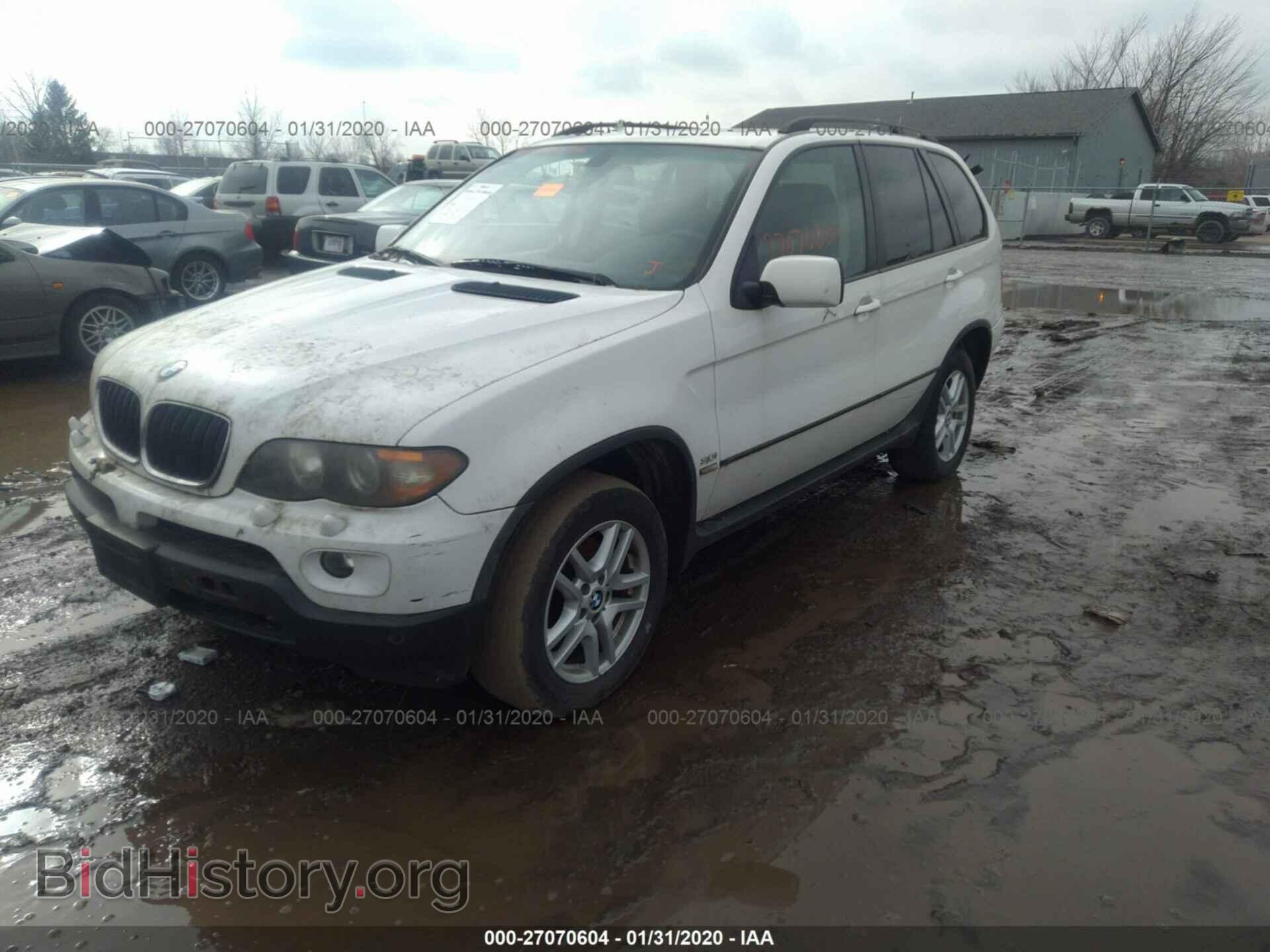 2005 BMW X5 - VIN: 5UXFA13545LU47567 - Фото 2