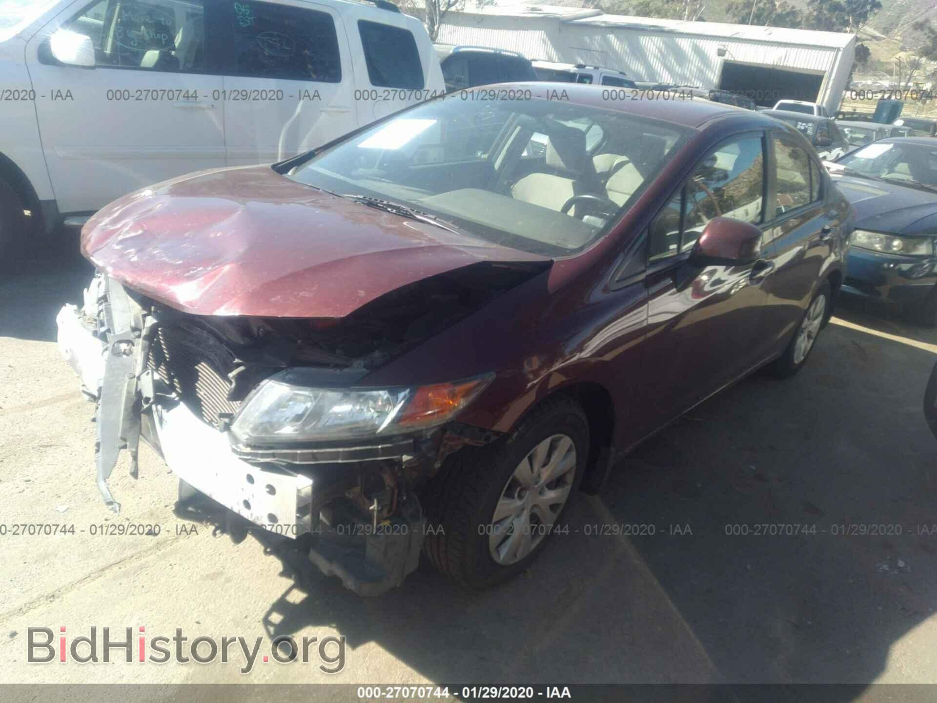 2012 HONDA CIVIC - VIN: 19XFB2F52CE320905 - Photo 2