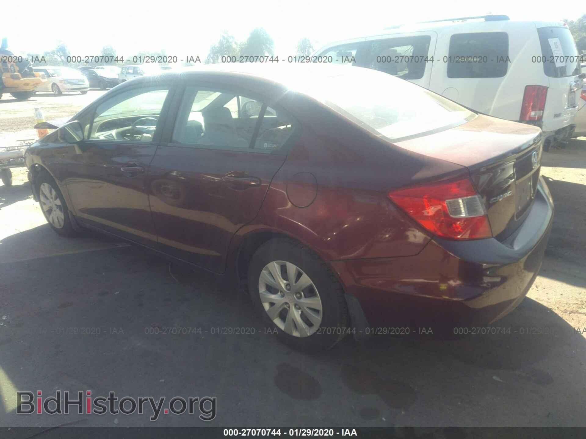2012 HONDA CIVIC - VIN: 19XFB2F52CE320905 - Photo 3