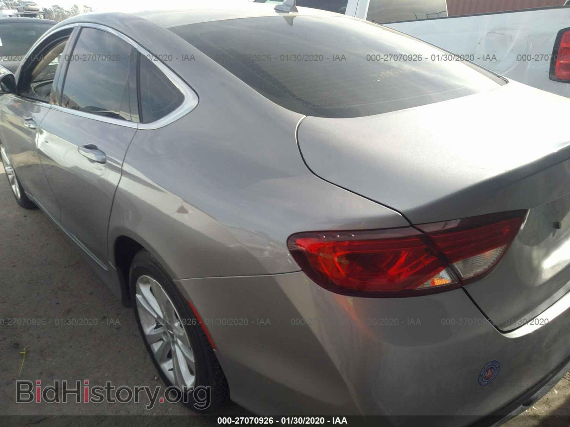 2016 Chrysler 200 - VIN: 1C3CCCAB7GN171691 - Фото 3
