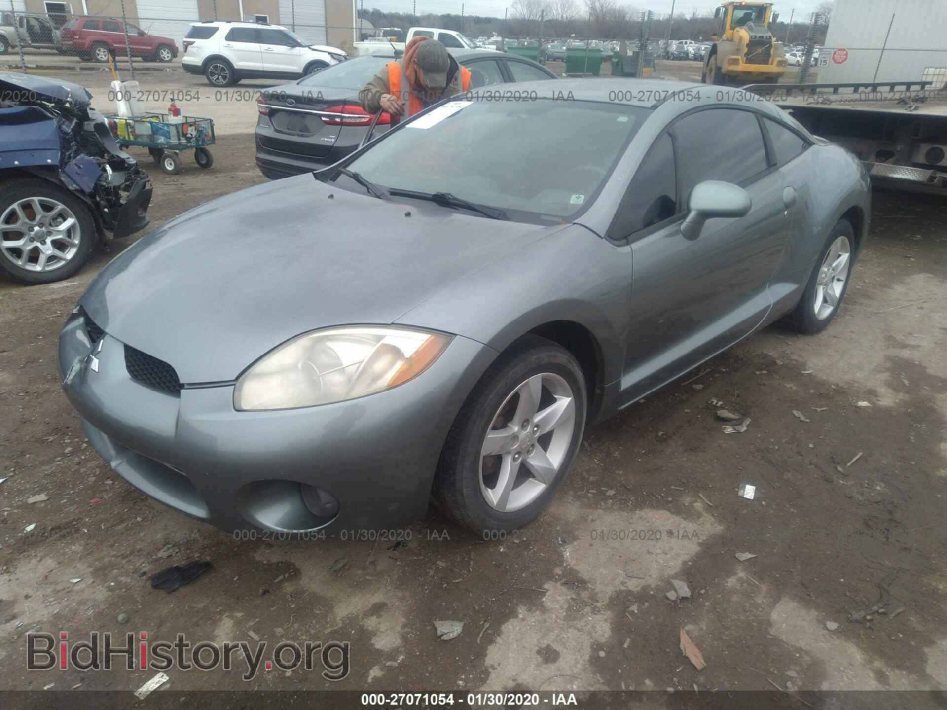 2007 MITSUBISHI ECLIPSE - VIN: 4A3AK24F07E067183 - Фото 2
