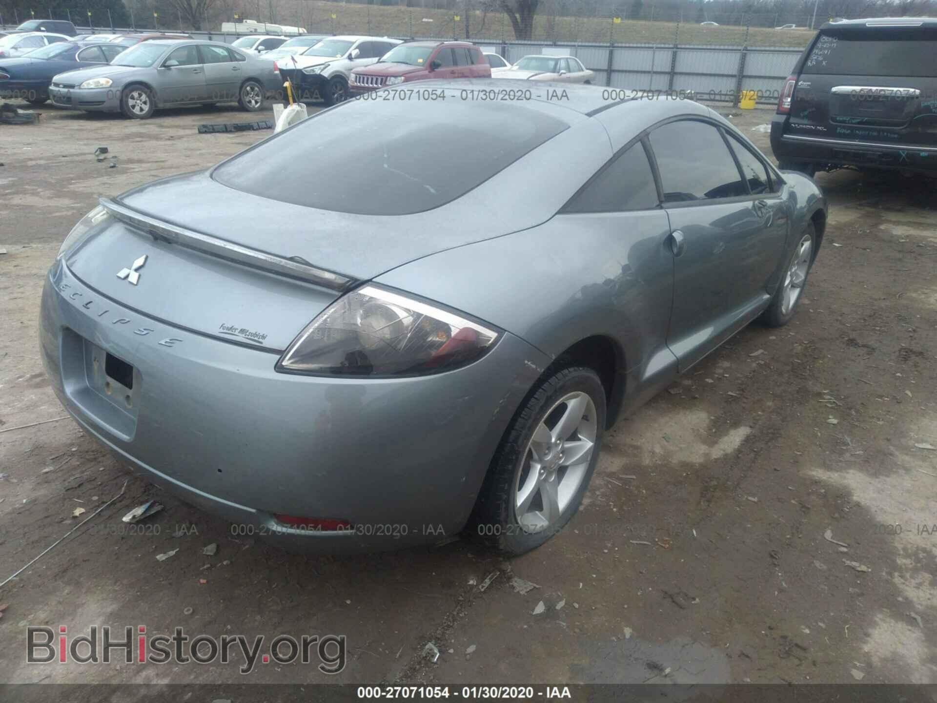 2007 MITSUBISHI ECLIPSE - VIN: 4A3AK24F07E067183 - Фото 4