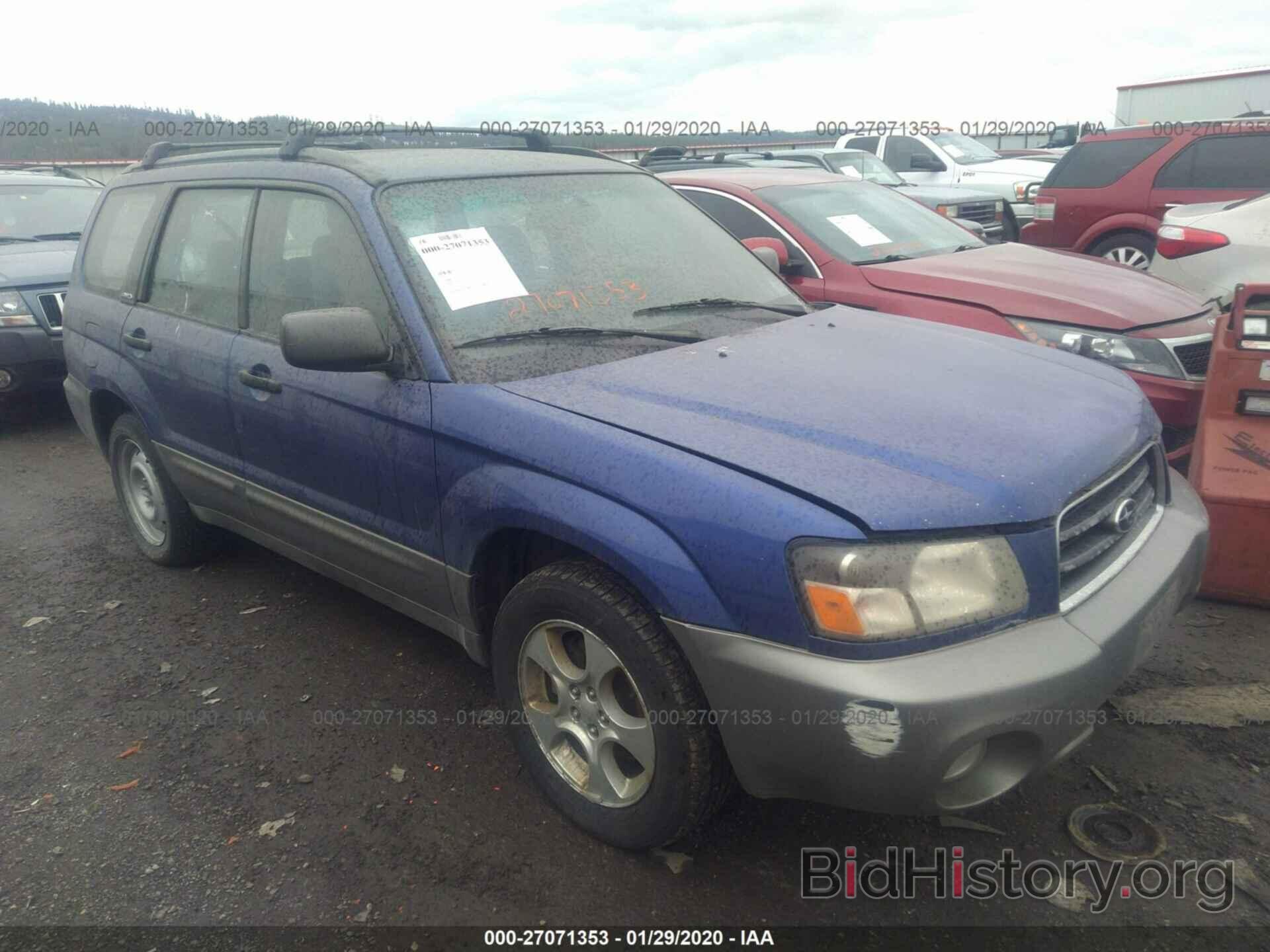 Photo JF1SG65623H727639 - SUBARU FORESTER 2003