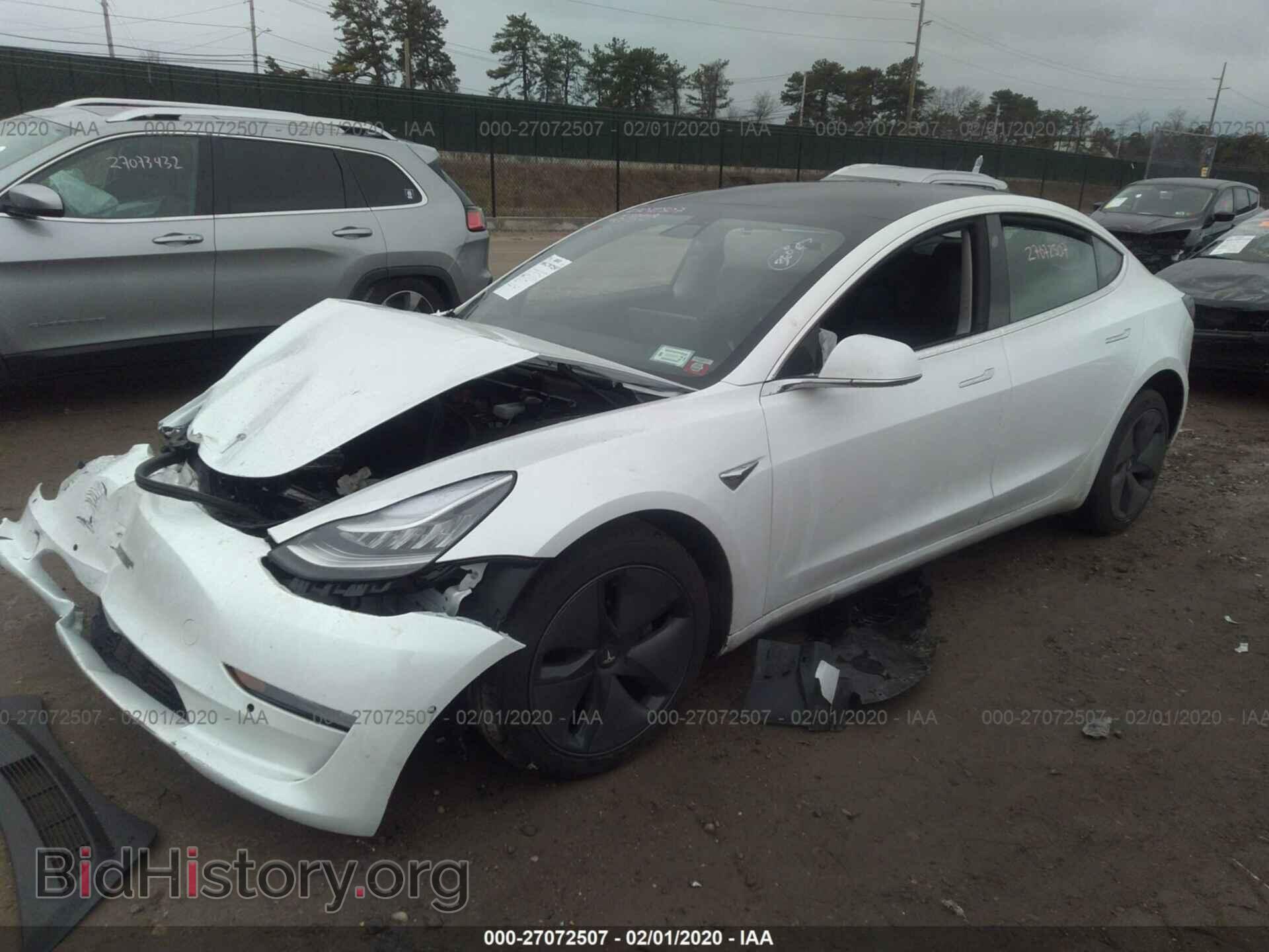 2019 TESLA MODEL 3 - VIN: 5YJ3E1EB2KF418398 - Фото 2