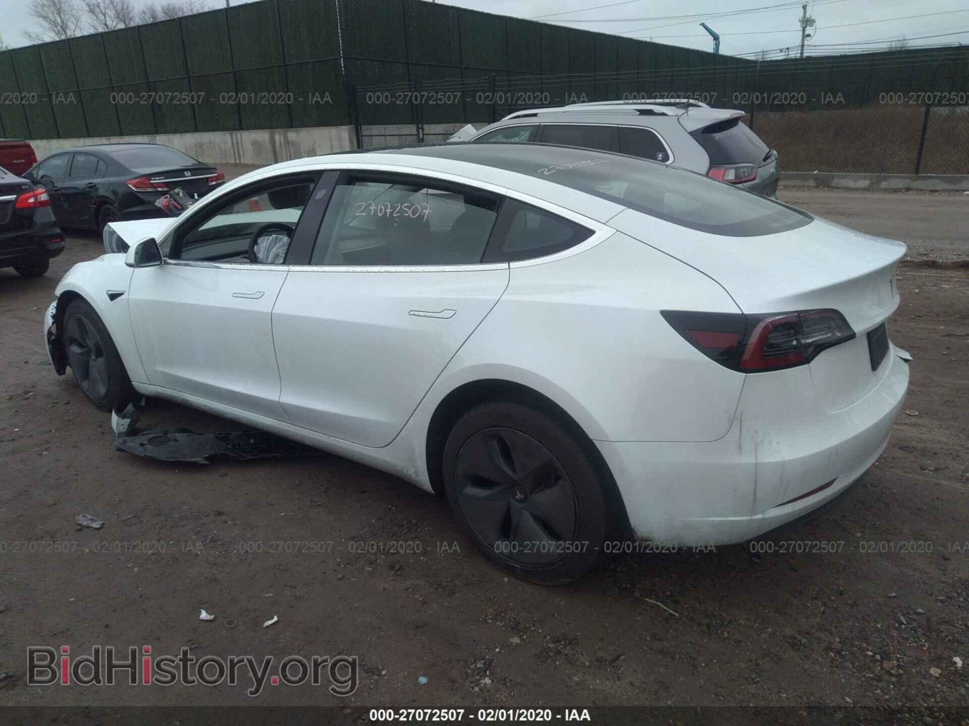 2019 TESLA MODEL 3 - VIN: 5YJ3E1EB2KF418398 - Фото 3