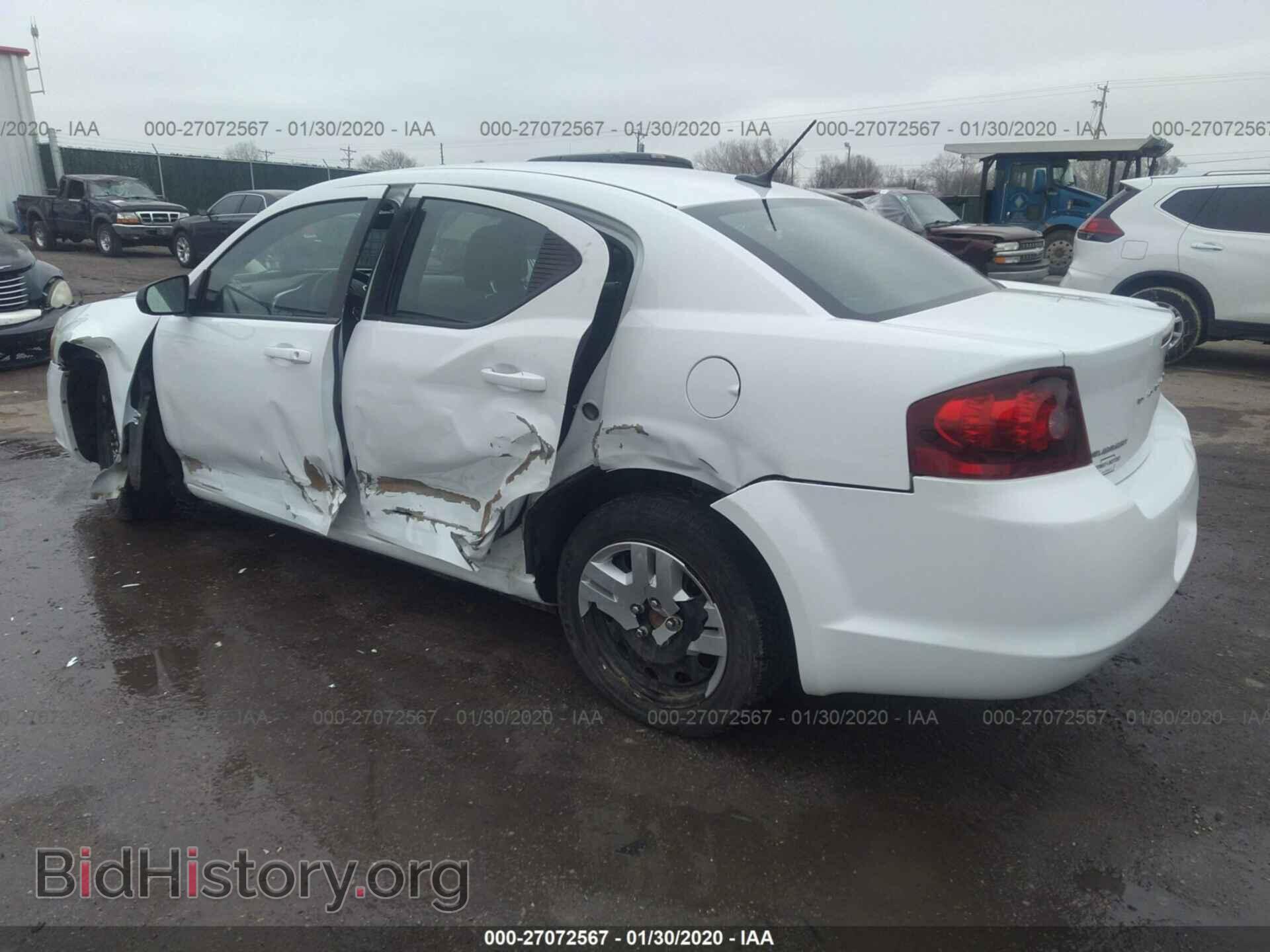 2013 DODGE AVENGER - VIN: 1C3CDZAB3DN533964 - Фото 3
