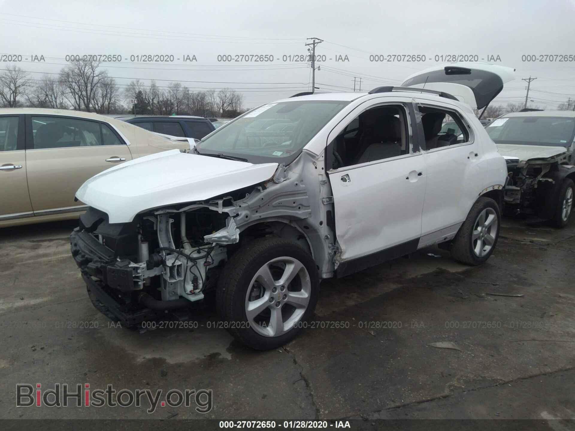 2015 CHEVROLET TRAX - VIN: KL7CJNSB8FB077845 - Фото 2