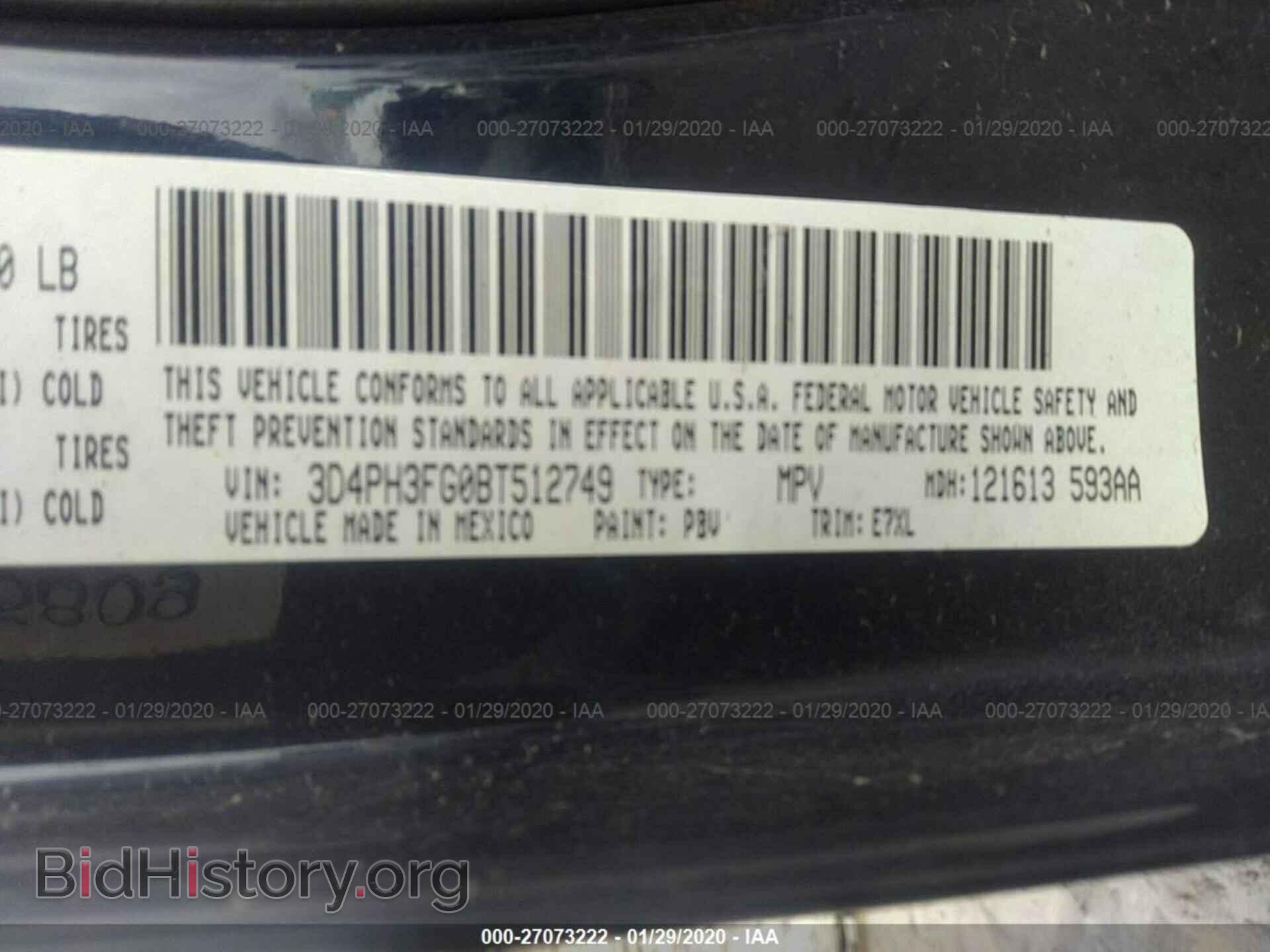 2011 DODGE JOURNEY - VIN: 3D4PH3FG0BT512749 - Photo 9