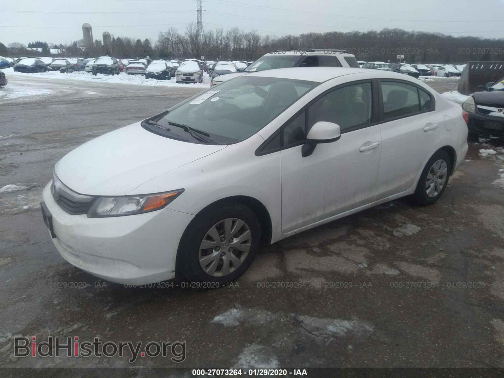 2012 HONDA CIVIC - VIN: 19XFB2F57CE023533 - Фото 2