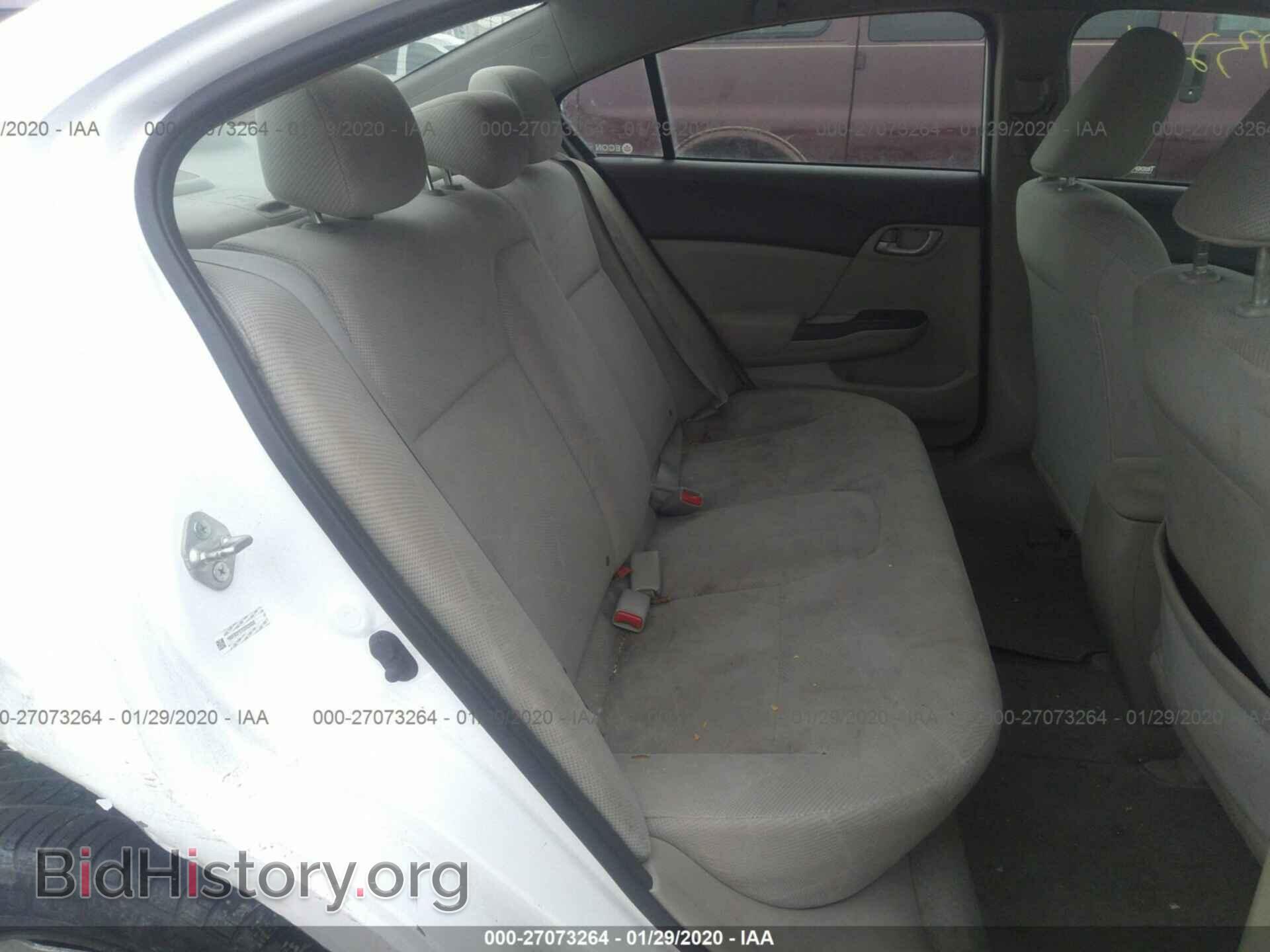 2012 HONDA CIVIC - VIN: 19XFB2F57CE023533 - Фото 8