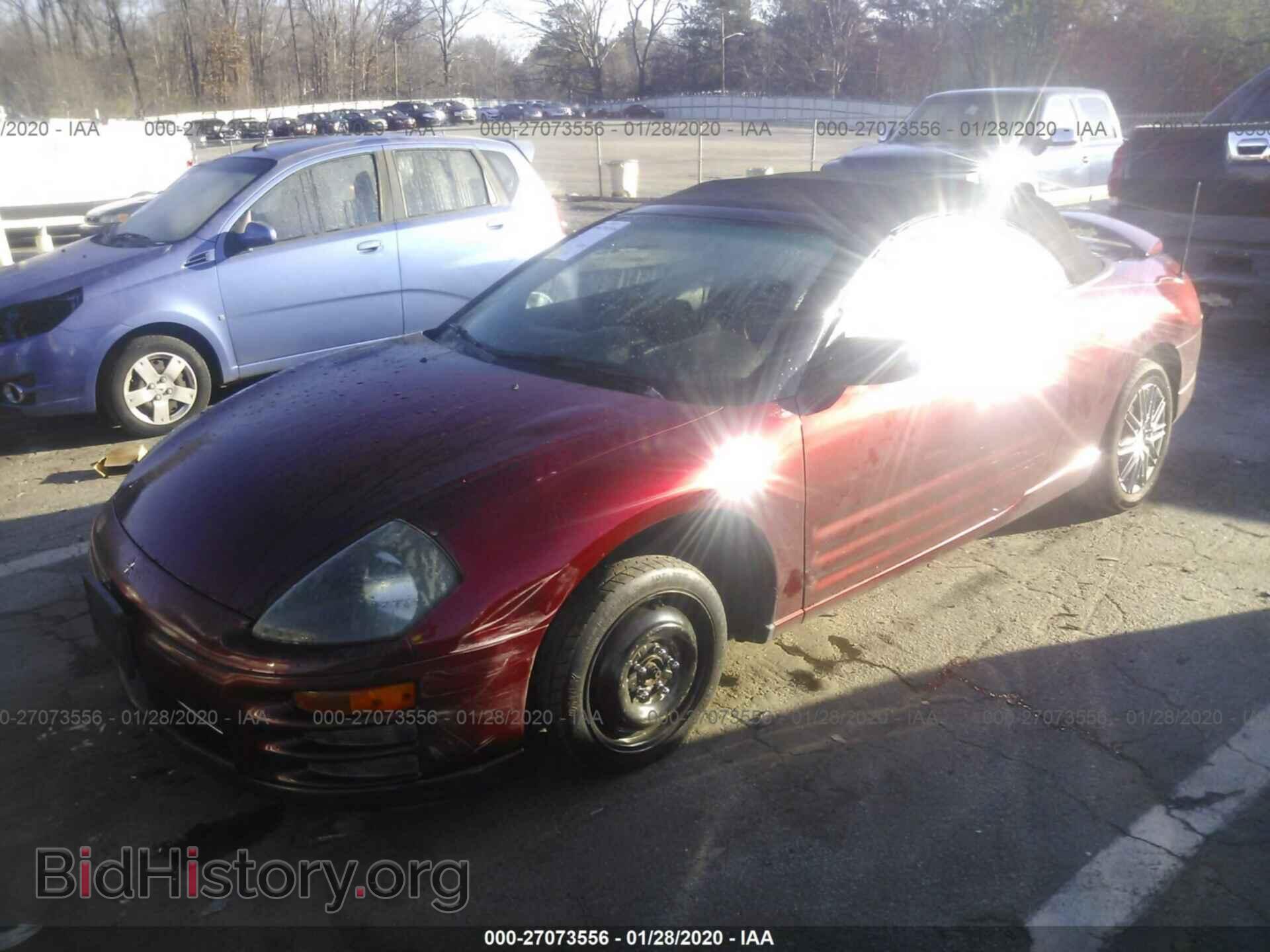 2001 MITSUBISHI ECLIPSE - VIN: 4A3AE35G21E002024 - Фото 2