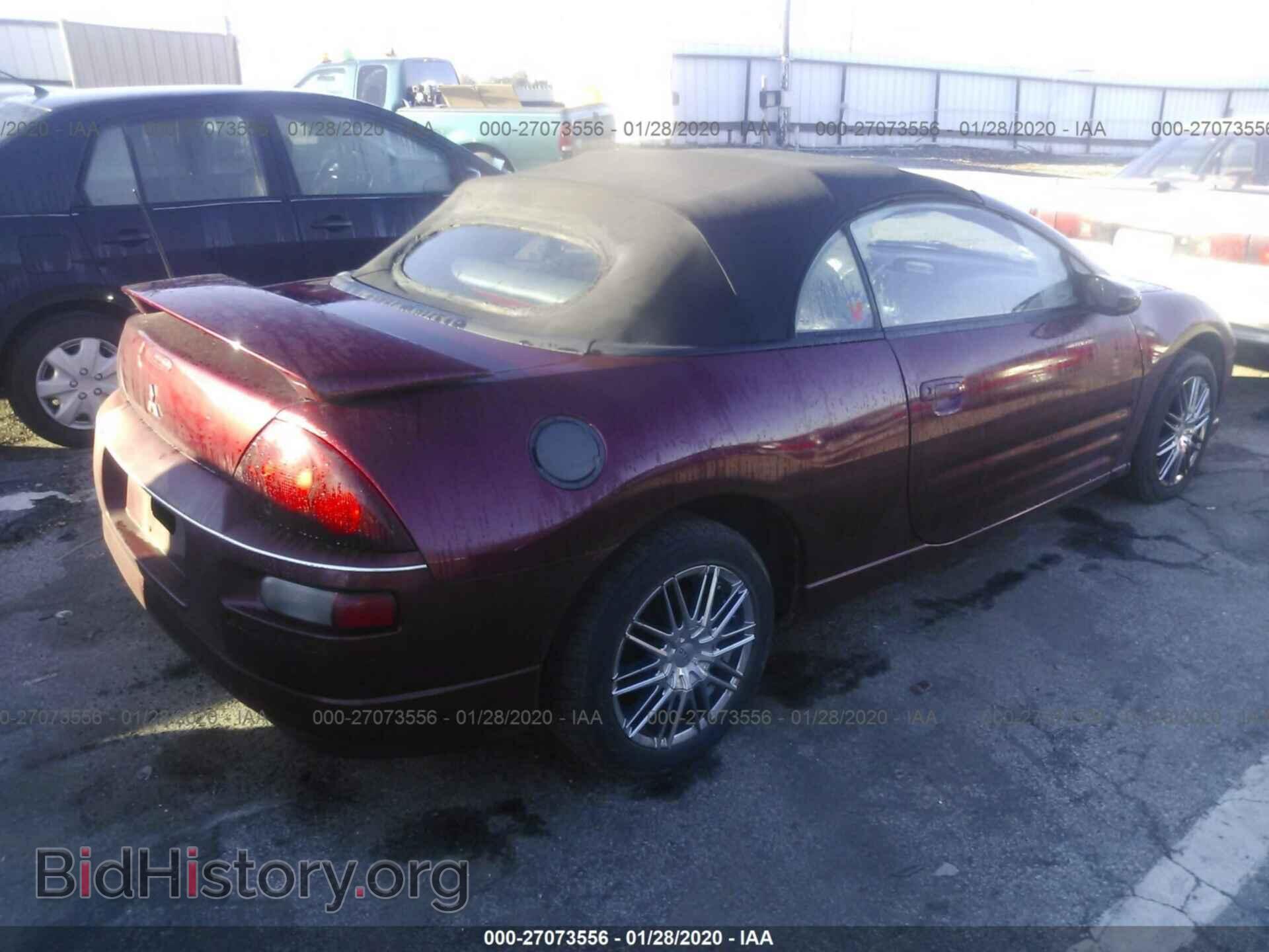 2001 MITSUBISHI ECLIPSE - VIN: 4A3AE35G21E002024 - Фото 4