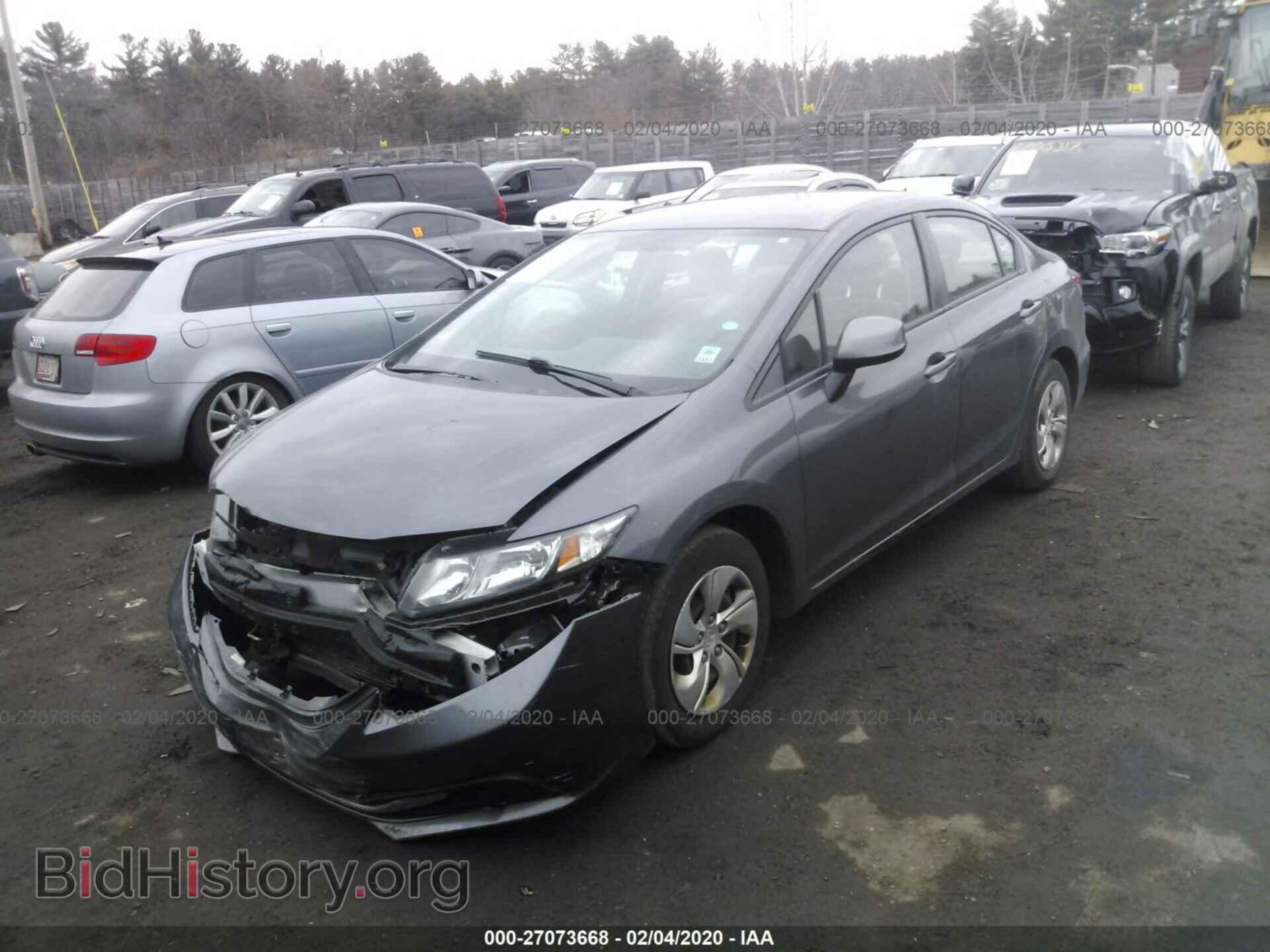 2013 HONDA CIVIC - VIN: 2HGFB2F52DH538897 - Фото 2