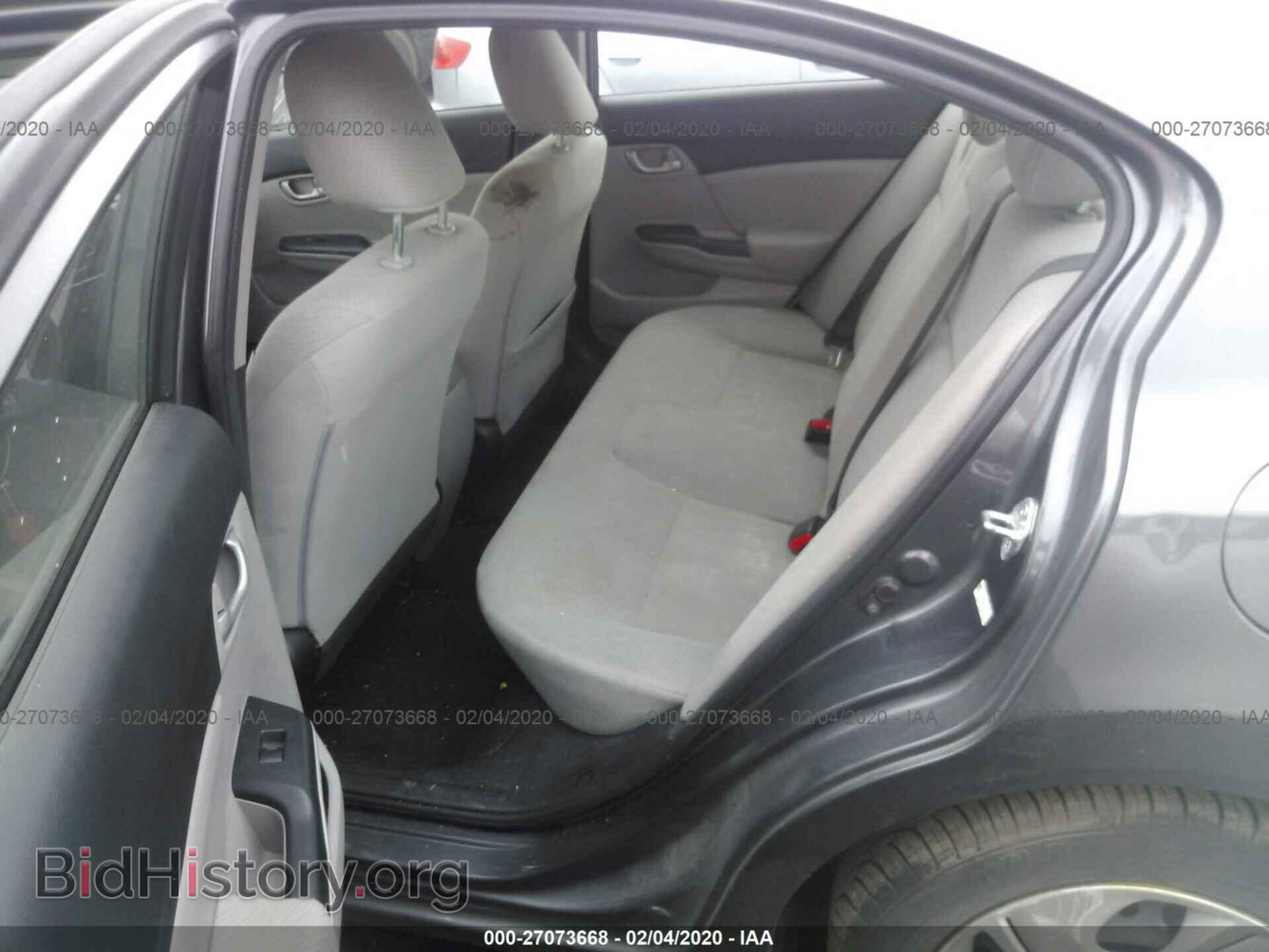 2013 HONDA CIVIC - VIN: 2HGFB2F52DH538897 - Фото 8
