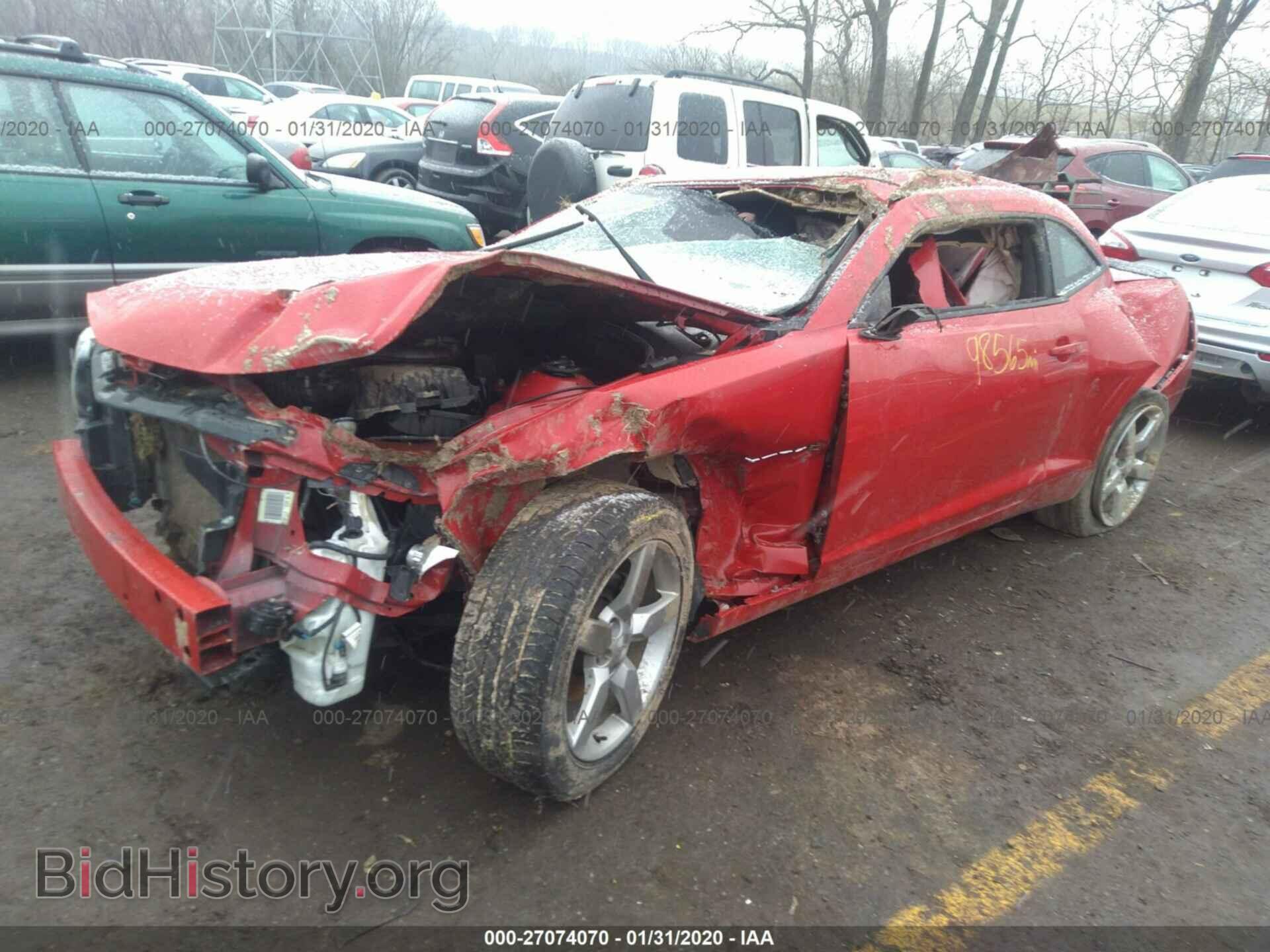 2011 CHEVROLET CAMARO - VIN: 2G1FC1ED7B9126487 - Фото 2
