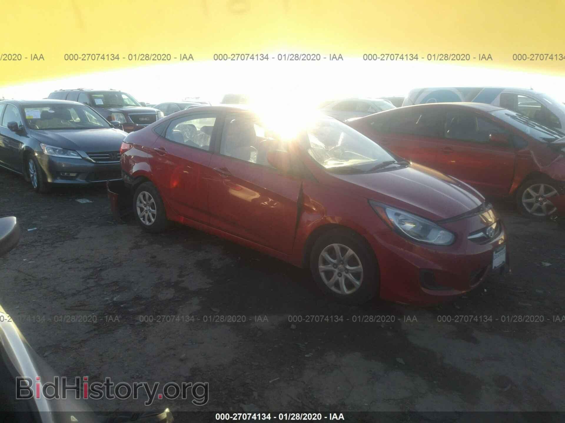 Photo KMHCT4AE5DU464286 - HYUNDAI ACCENT 2013