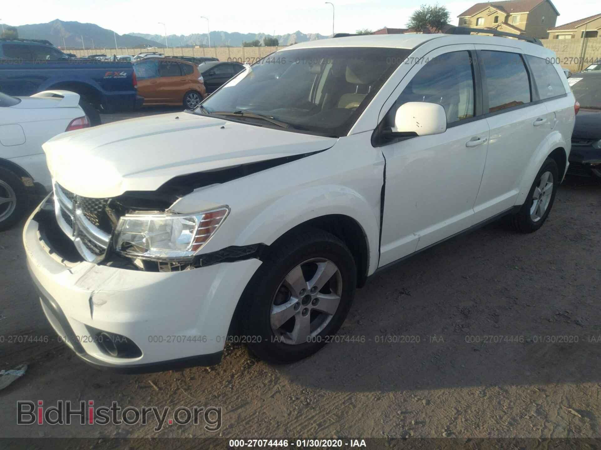 2012 DODGE JOURNEY - VIN: 3C4PDCBG2CT202151 - Фото 2