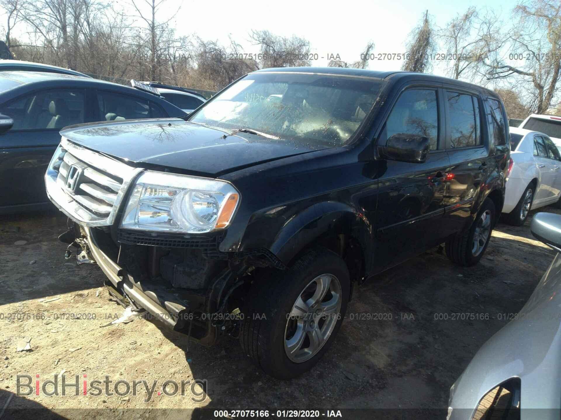 2014 HONDA PILOT - VIN: 5FNYF4H52EB044762 - Фото 2