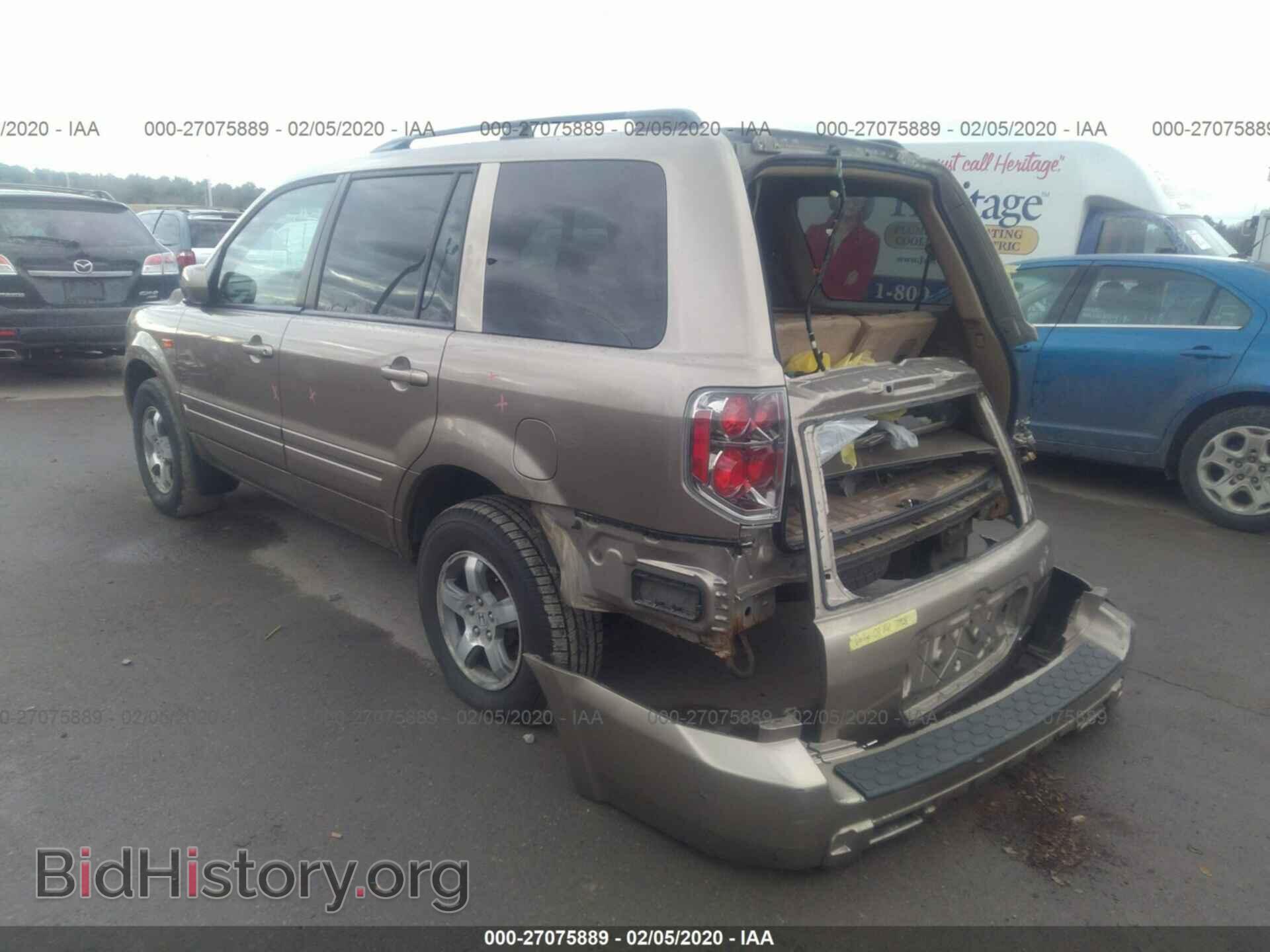 2007 HONDA PILOT - VIN: 2HKYF18557H528833 - Фото 3