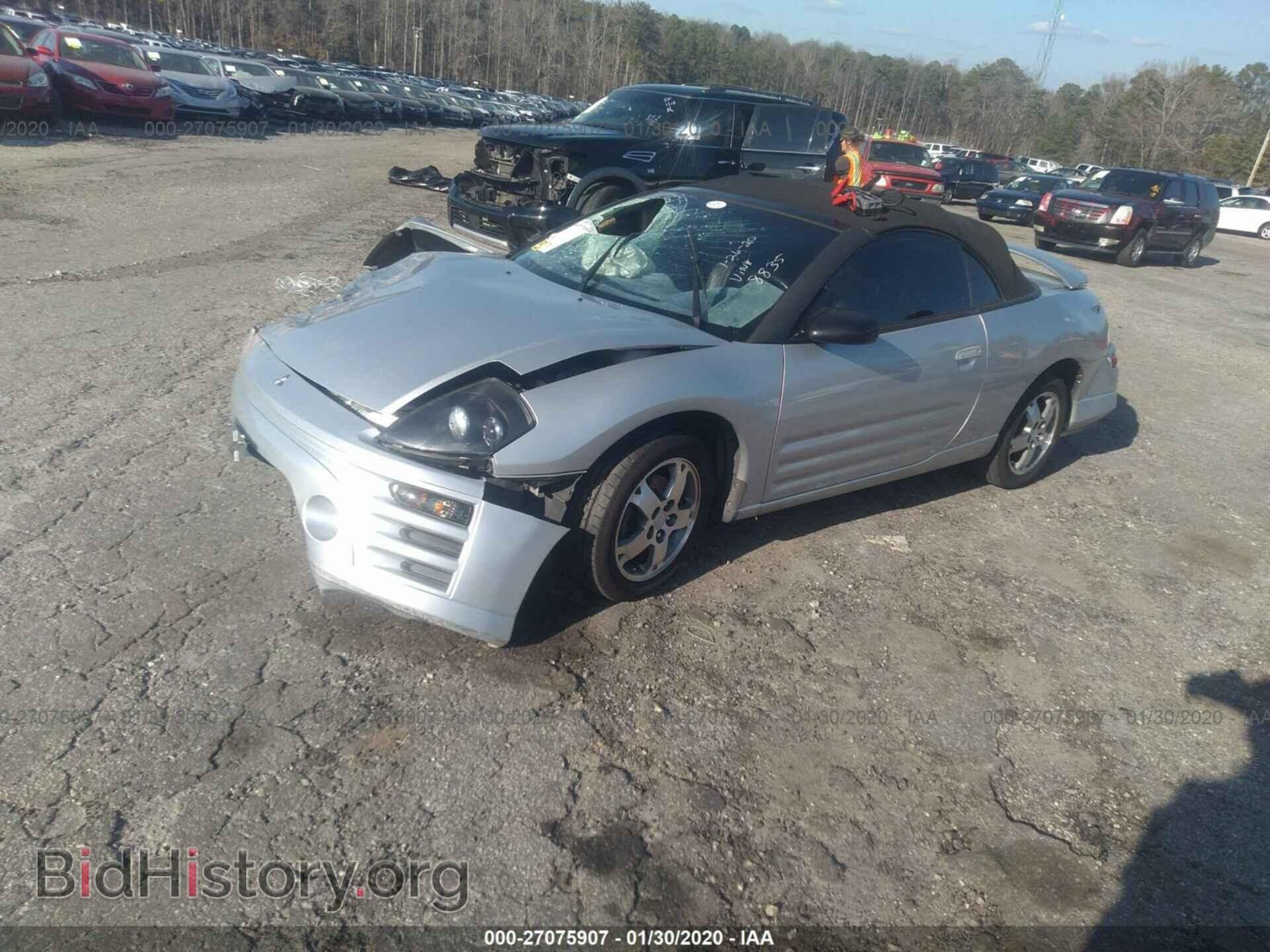 2003 MITSUBISHI ECLIPSE - VIN: 4A3AE45G33E006835 - Photo 2