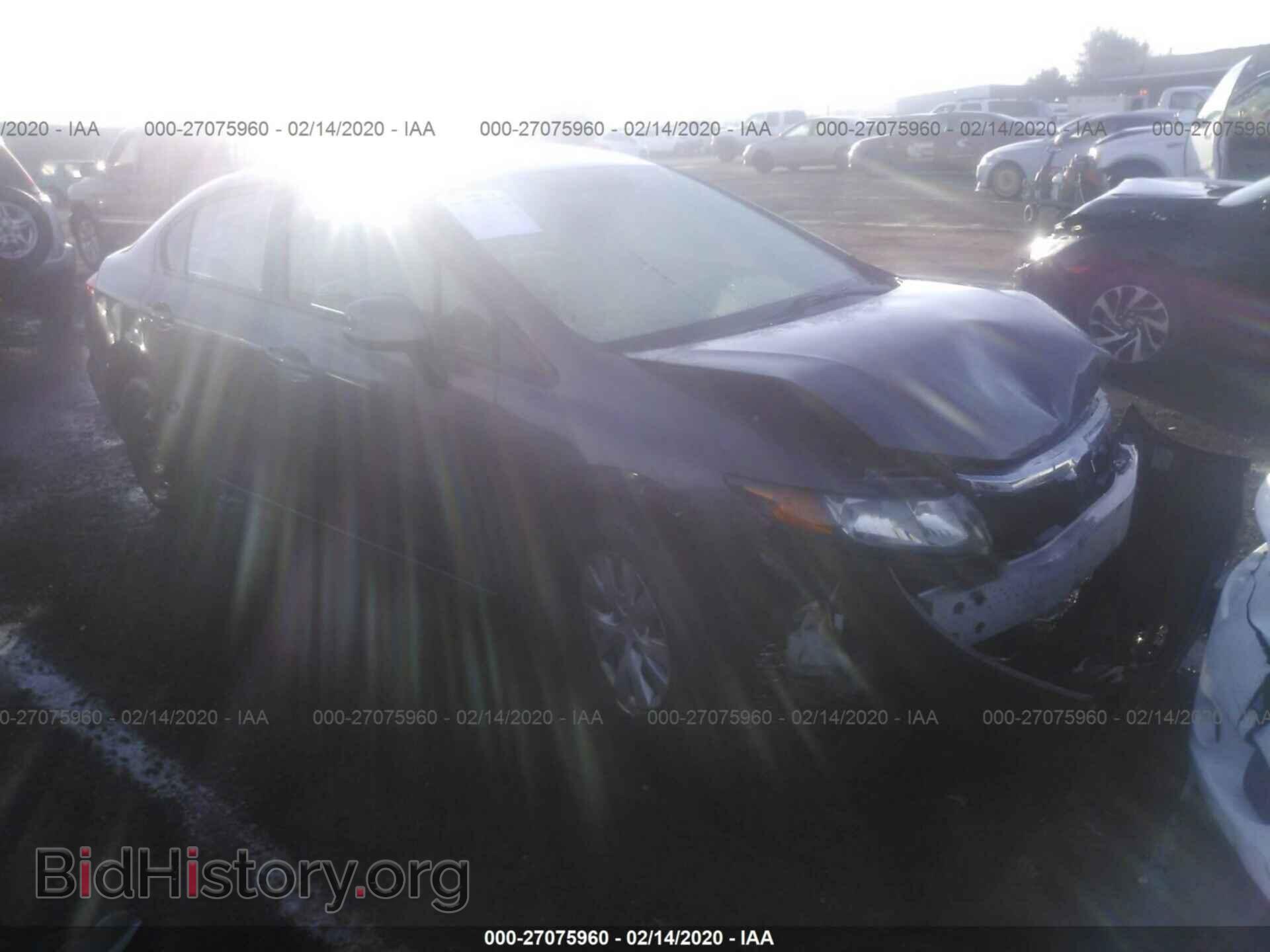 Photo 19XFB2F59CE004806 - HONDA CIVIC 2012