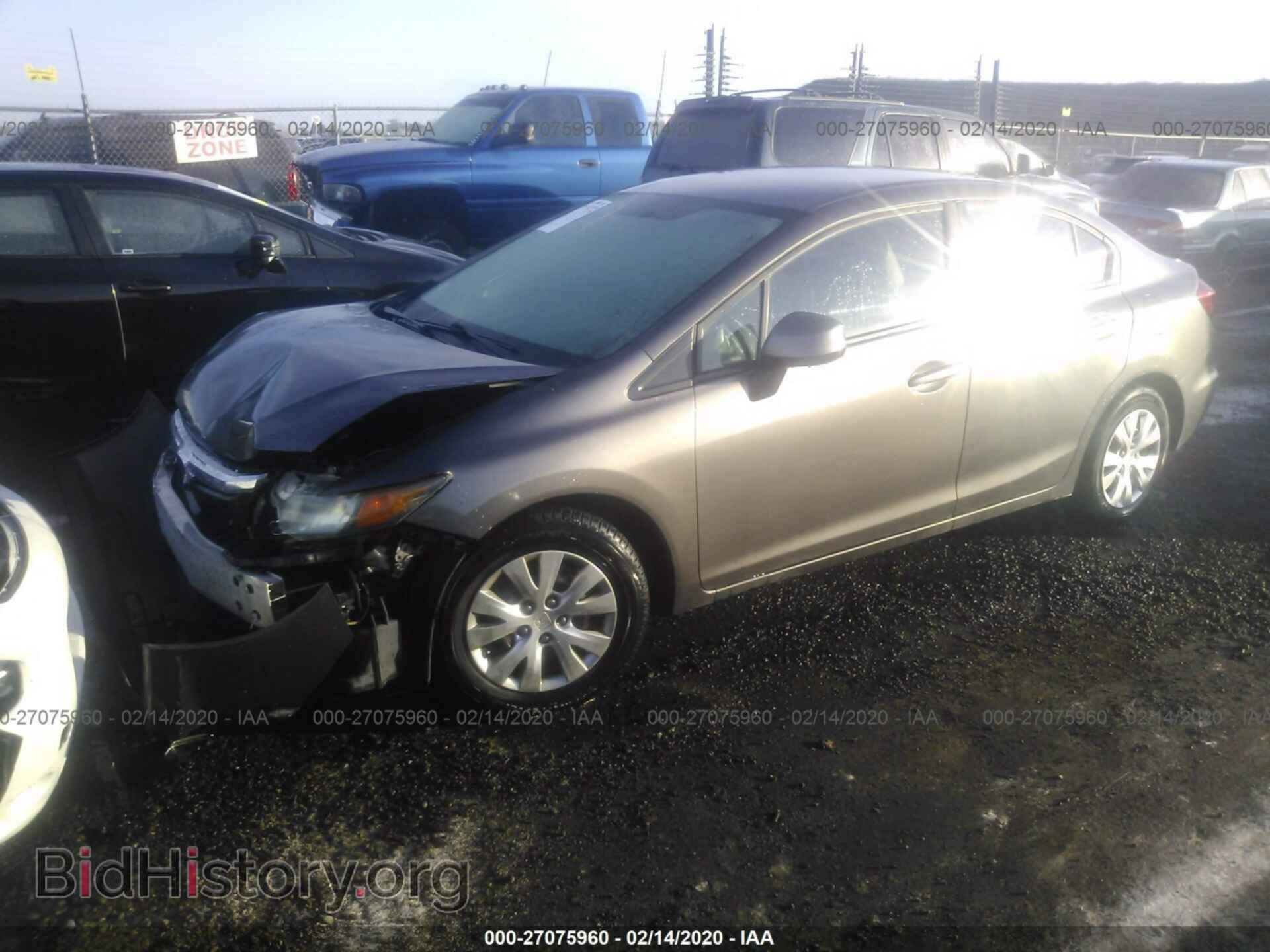 2012 HONDA CIVIC - VIN: 19XFB2F59CE004806 - Фото 2