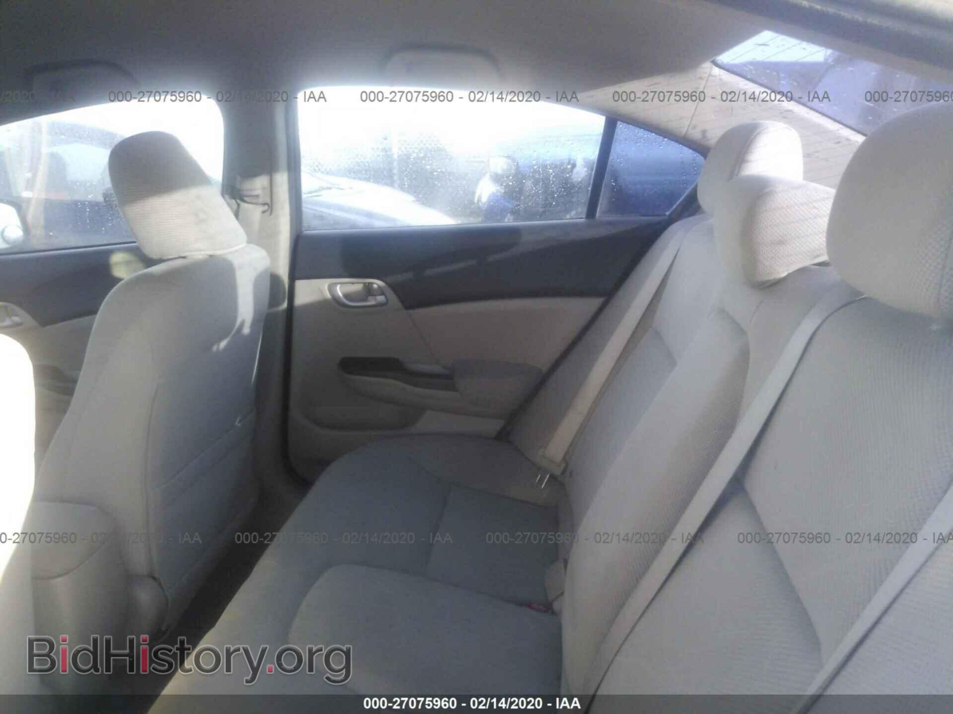 2012 HONDA CIVIC - VIN: 19XFB2F59CE004806 - Фото 8