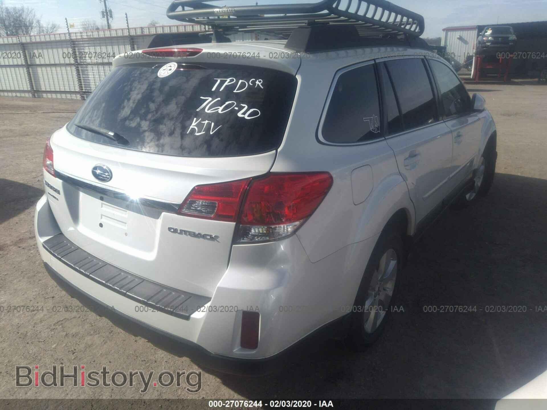 2011 SUBARU OUTBACK - VIN: 4S4BRCKC4B3431929 - Фото 4