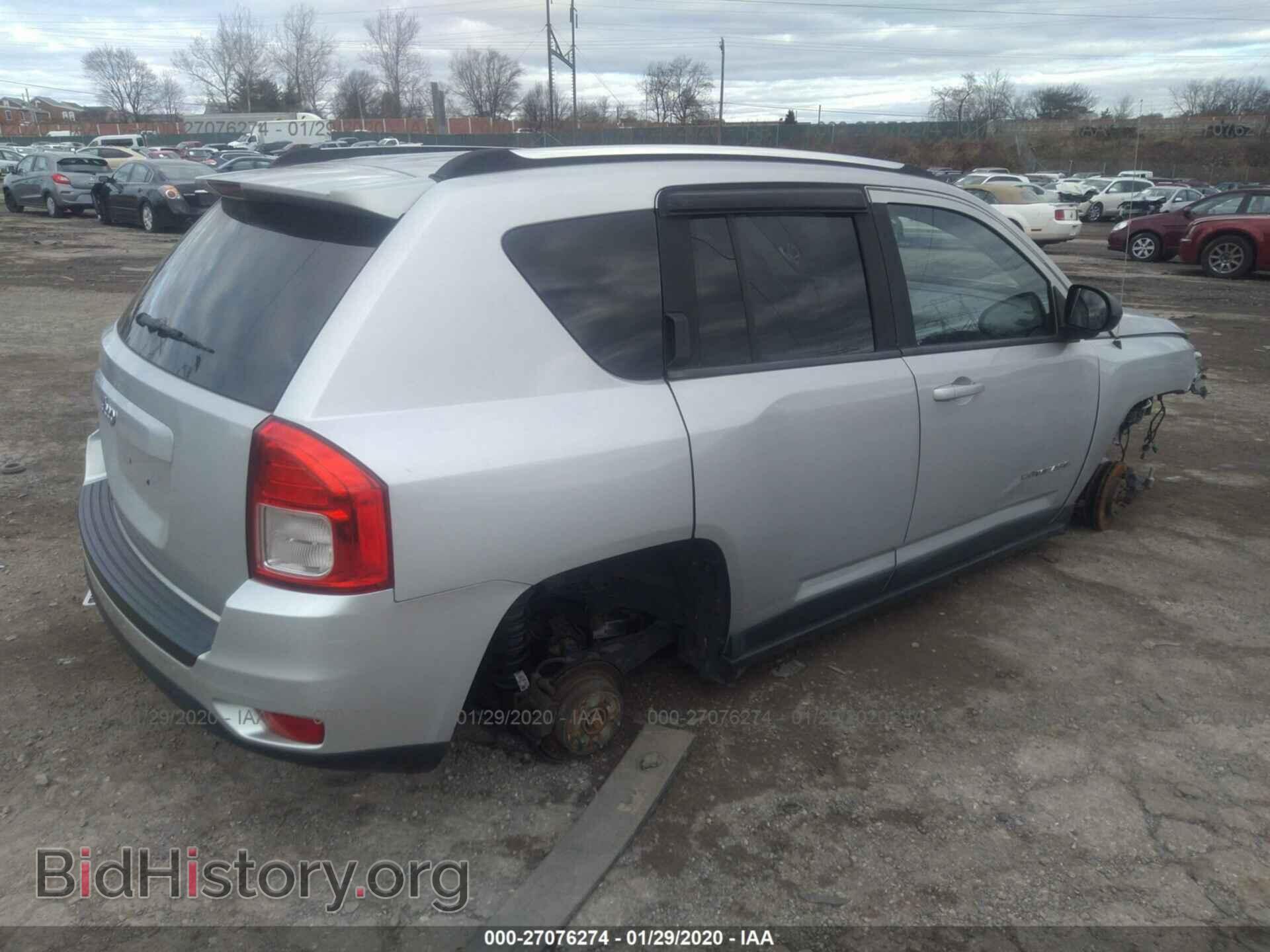 2011 JEEP COMPASS - VIN: 1J4NF1FB9BD216082 - Фото 4