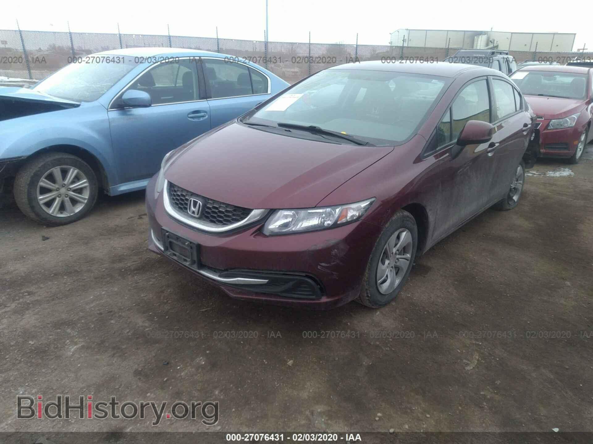 2013 HONDA CIVIC - VIN: 2HGFB2F5XDH569704 - Фото 2