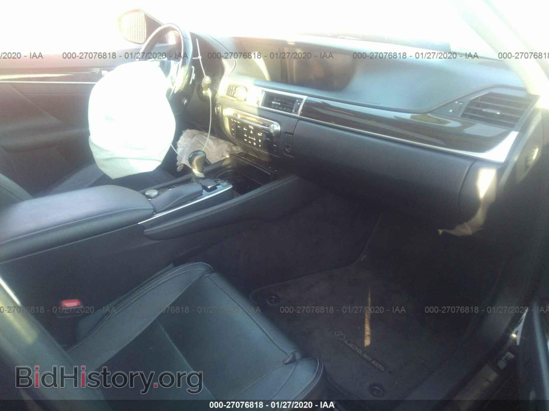 2013 LEXUS GS - VIN: JTHBE1BL7D5001970 - Фото 5