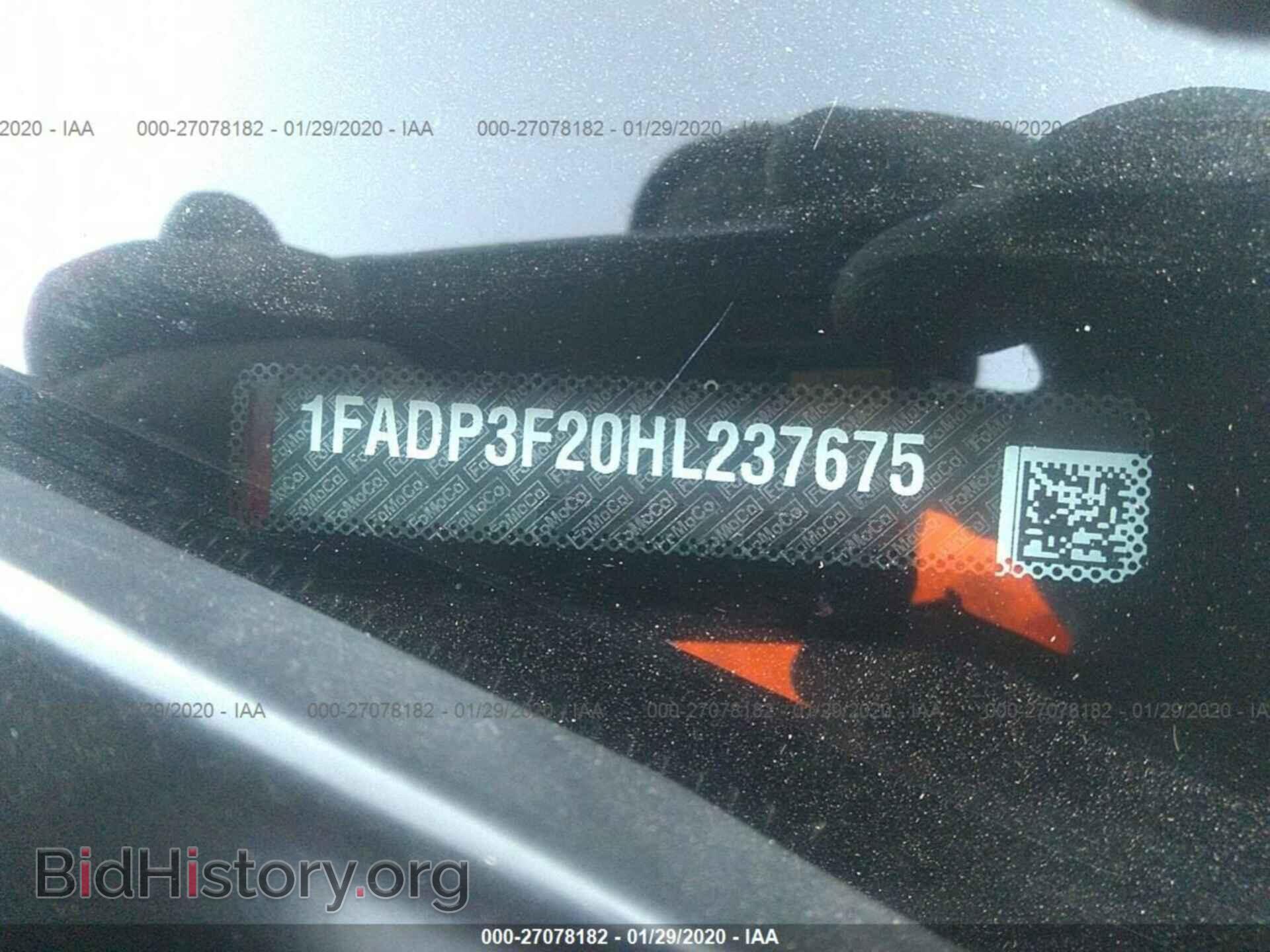 2017 FORD FOCUS - VIN: 1FADP3F20HL237675 - Фото 9