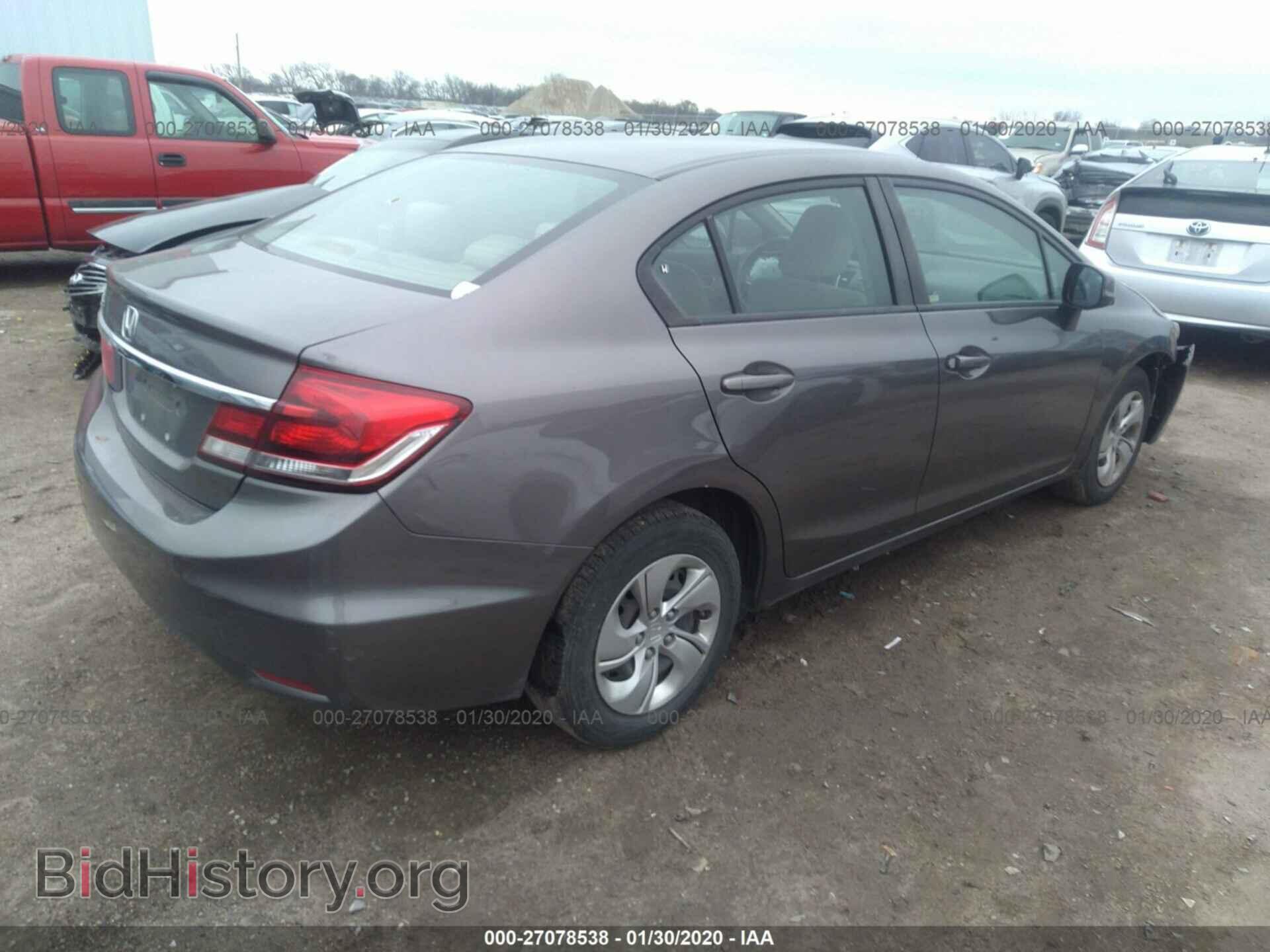 2013 HONDA CIVIC - VIN: 19XFB2F55DE024858 - Фото 4