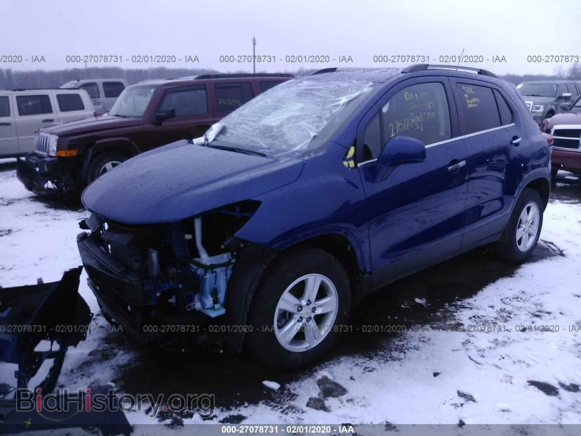 2017 CHEVROLET TRAX - VIN: 3GNCJPSB0HL199073 - Фото 2