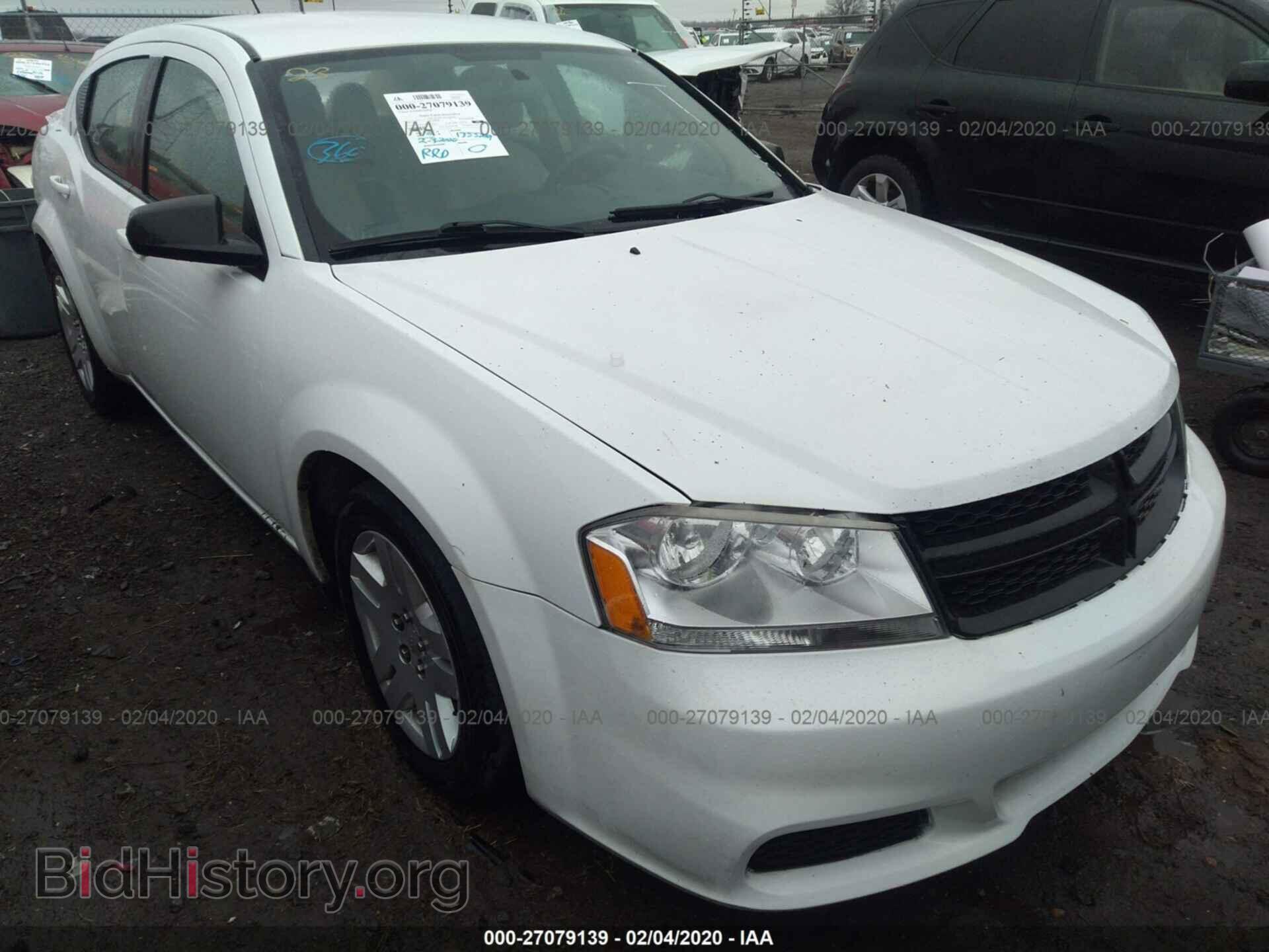 Photo 1C3CDZAB0DN572317 - DODGE AVENGER 2013