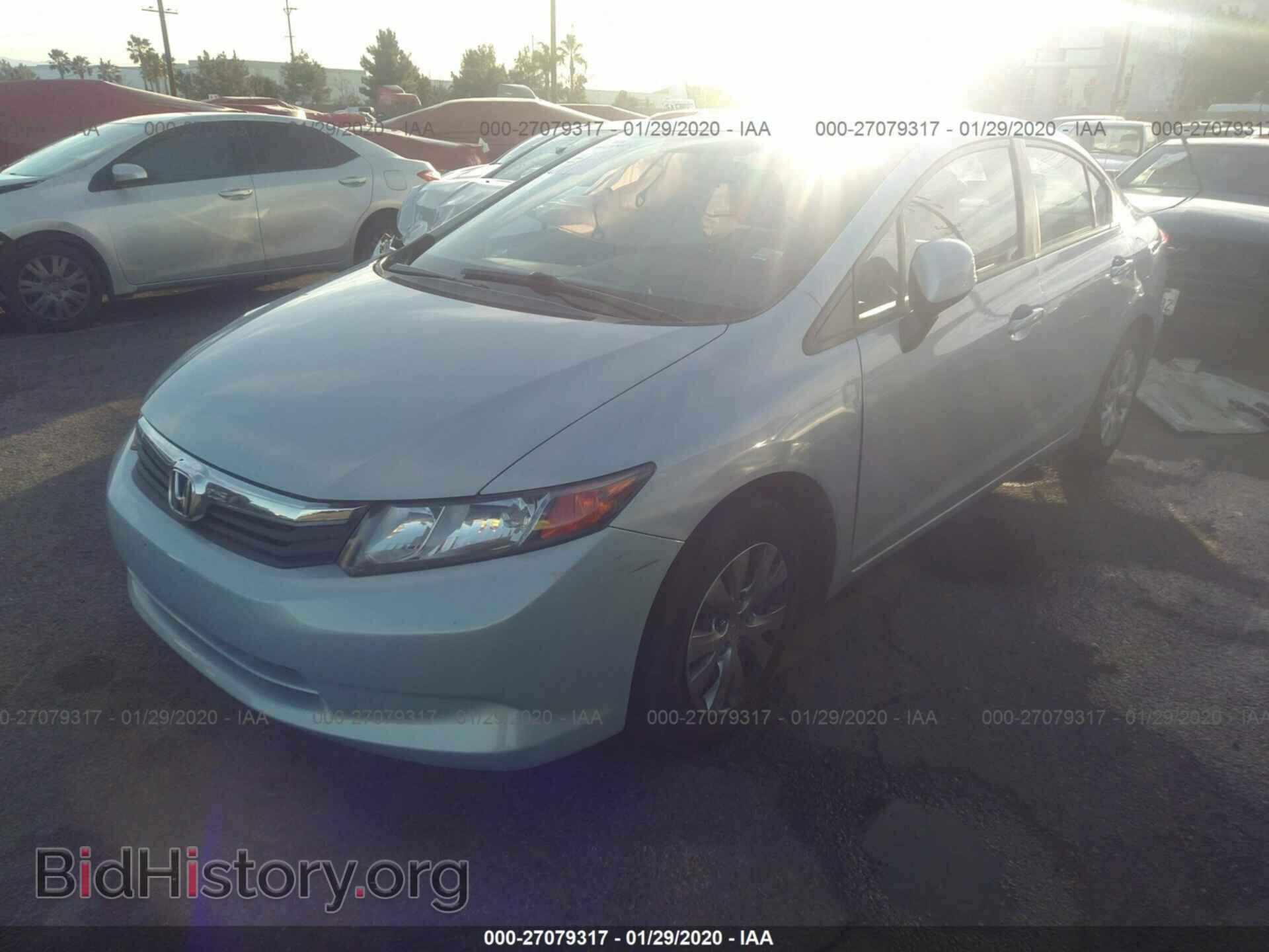 2012 HONDA CIVIC - VIN: 19XFB2F54CE352691 - Фото 2