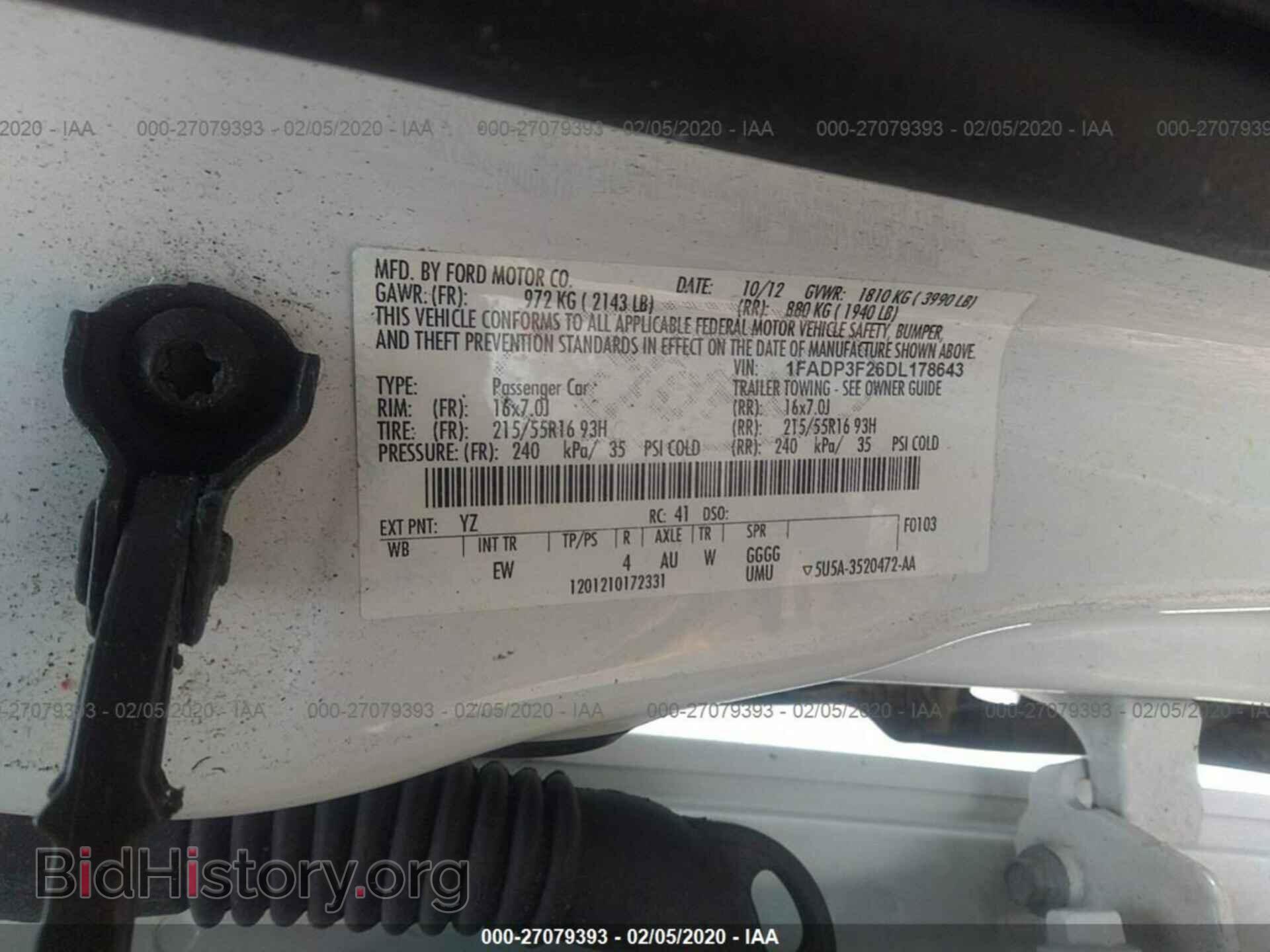 2013 FORD FOCUS - VIN: 1FADP3F26DL178643 - Photo 9