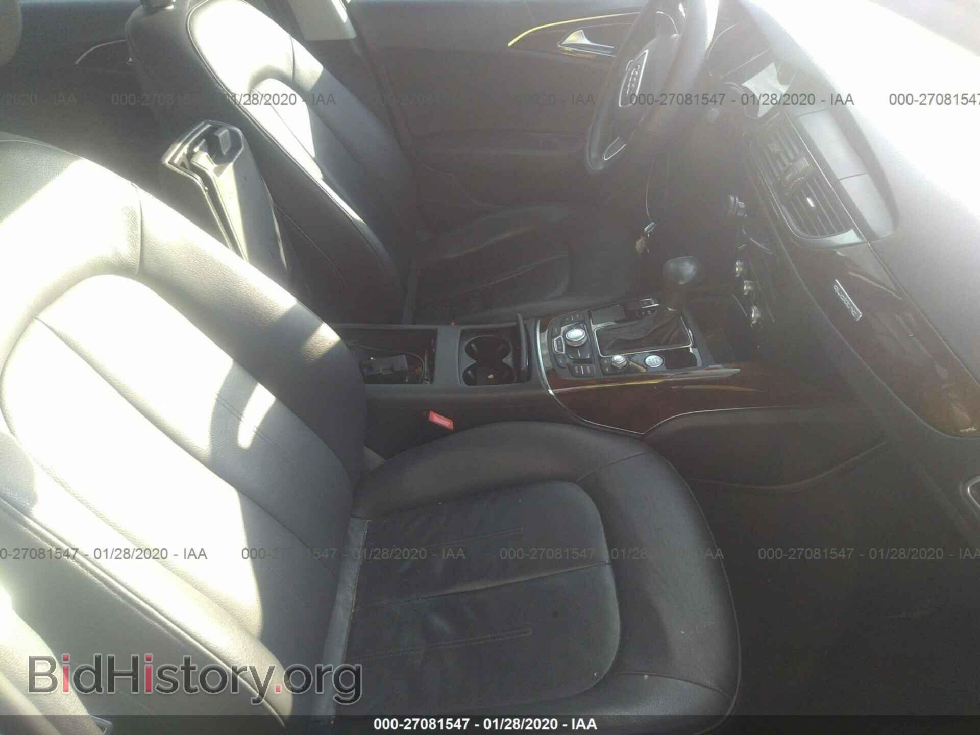 2013 AUDI A6 - VIN: WAUGGAFC7DN088830 - Photo 5