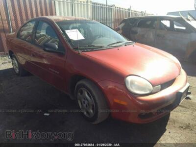 2000 Dodge NEON ES, оранжевый — VIN 1B3ES46C0YD770813, IAAI