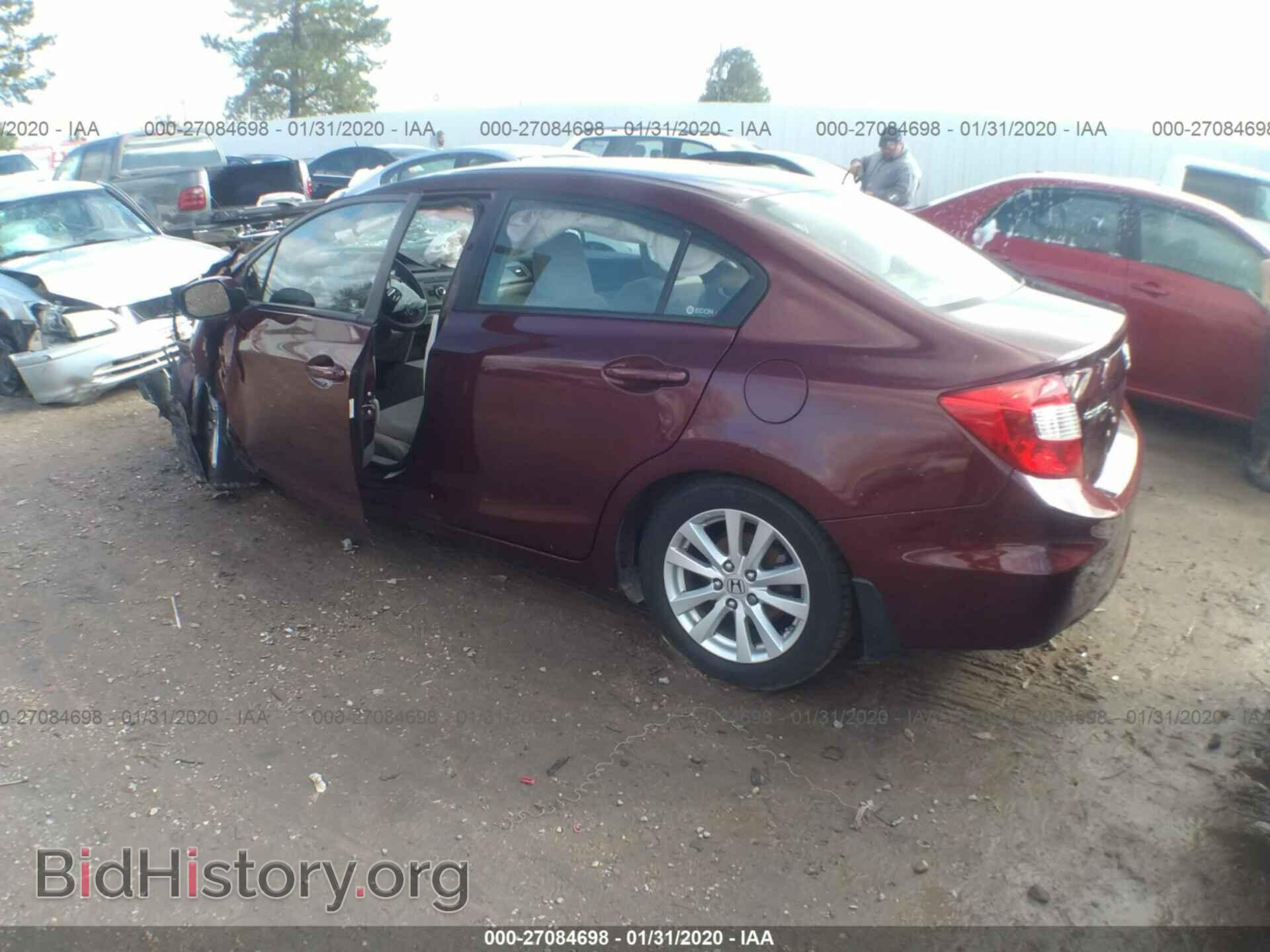 2012 HONDA CIVIC - VIN: 19XFB2F83CE108346 - Фото 3