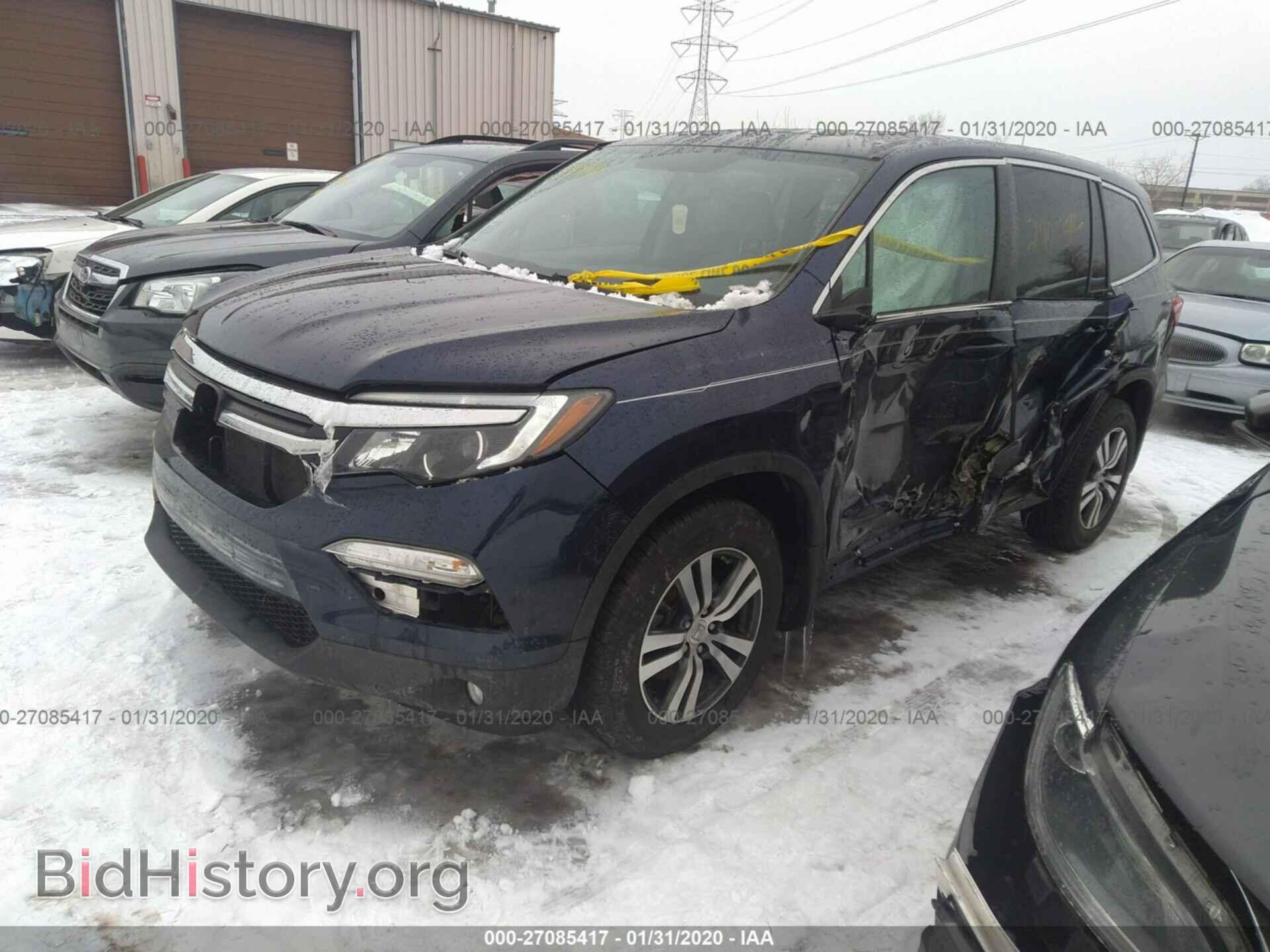 2016 HONDA PILOT - VIN: 5FNYF6H59GB078986 - Фото 2