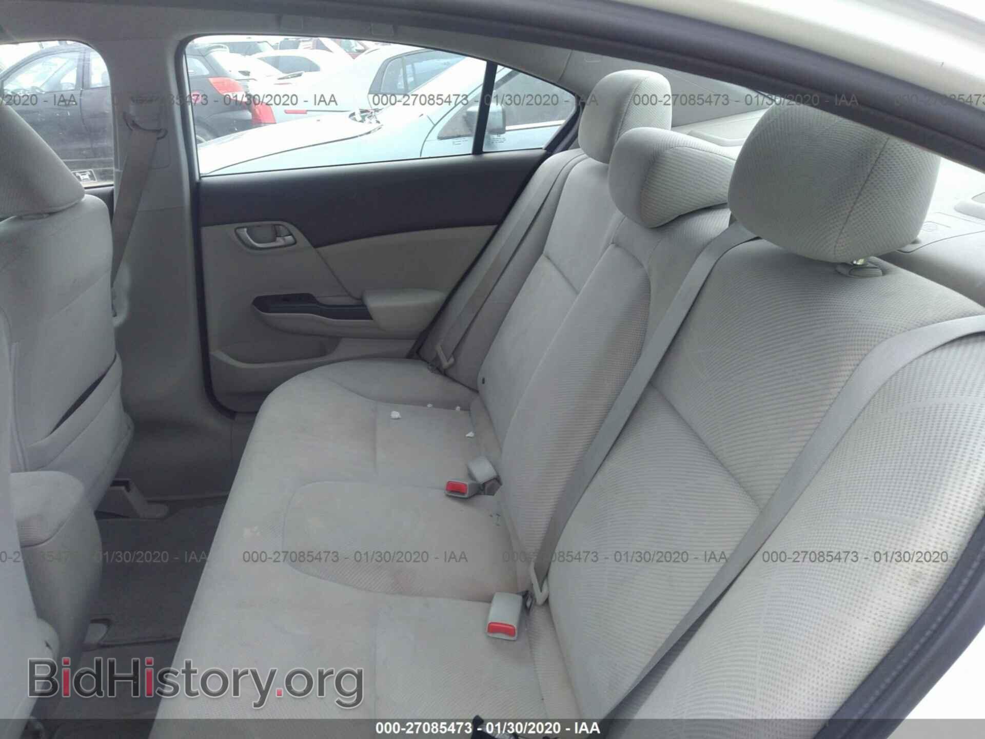 2012 HONDA CIVIC - VIN: 2HGFB2F5XCH590793 - Фото 8
