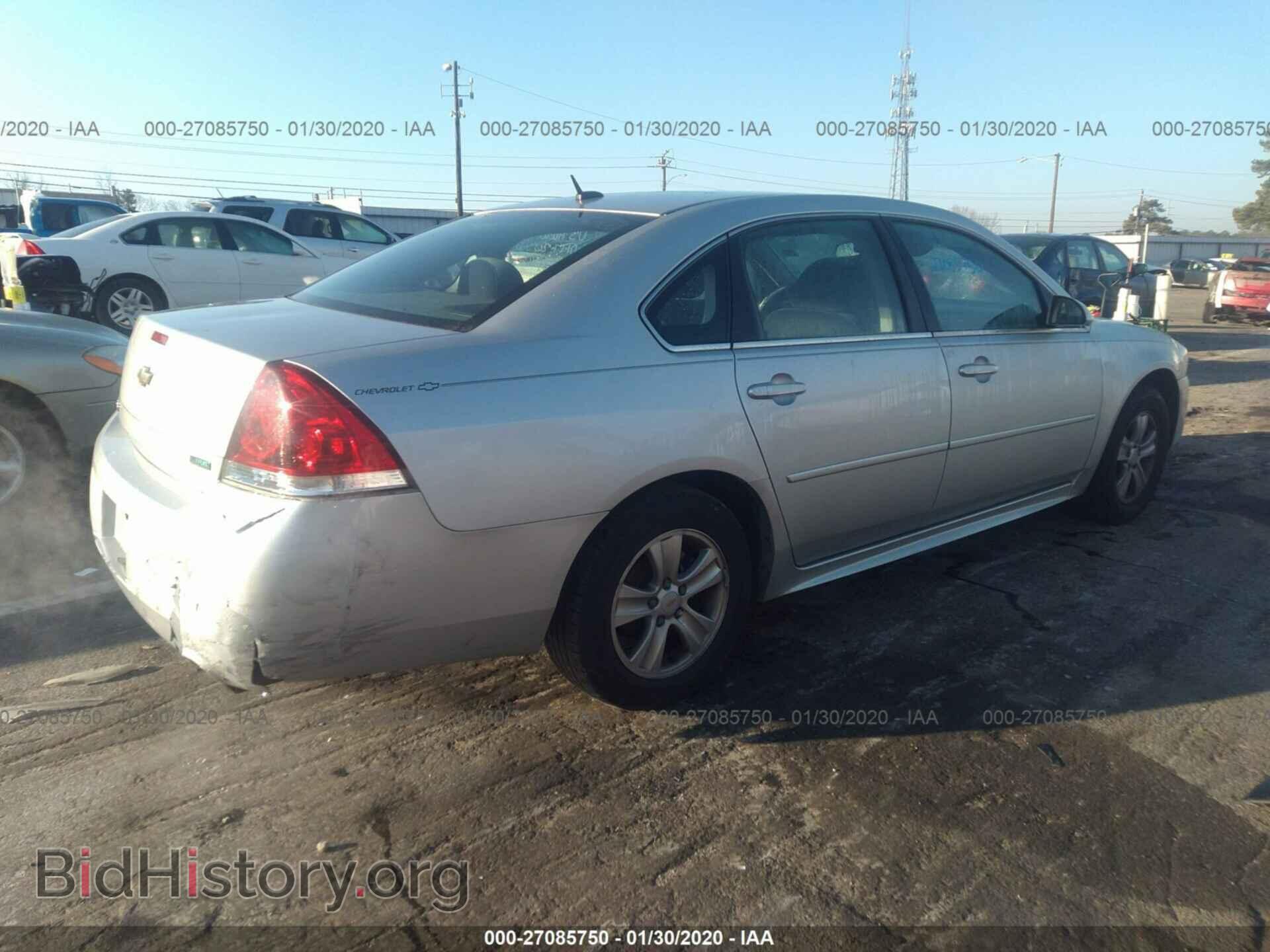 2013 CHEVROLET IMPALA - VIN: 2G1WF5E35D1213294 - Фото 4