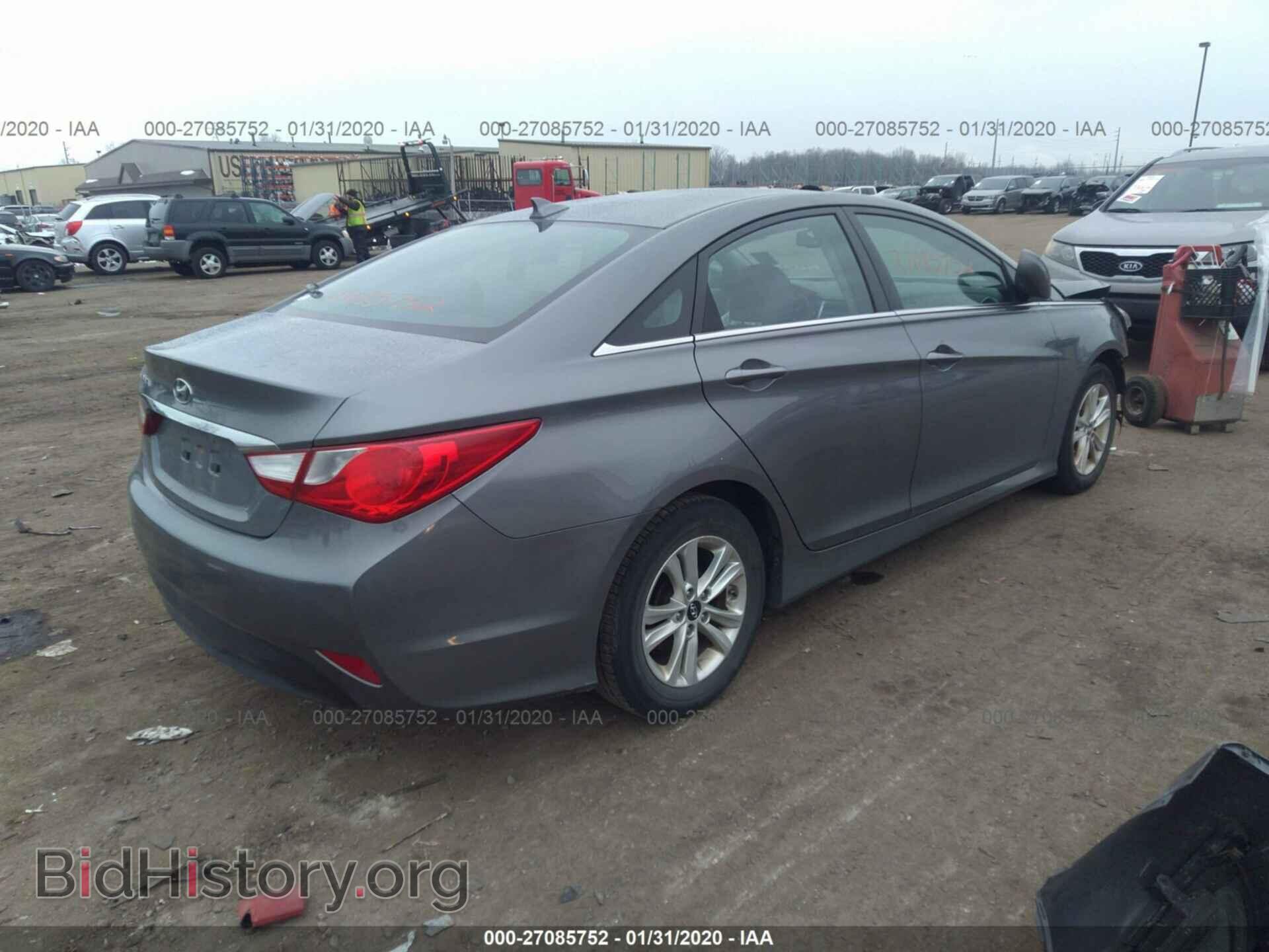 2014 HYUNDAI SONATA - VIN: 5NPEB4AC9EH931588 - Фото 4